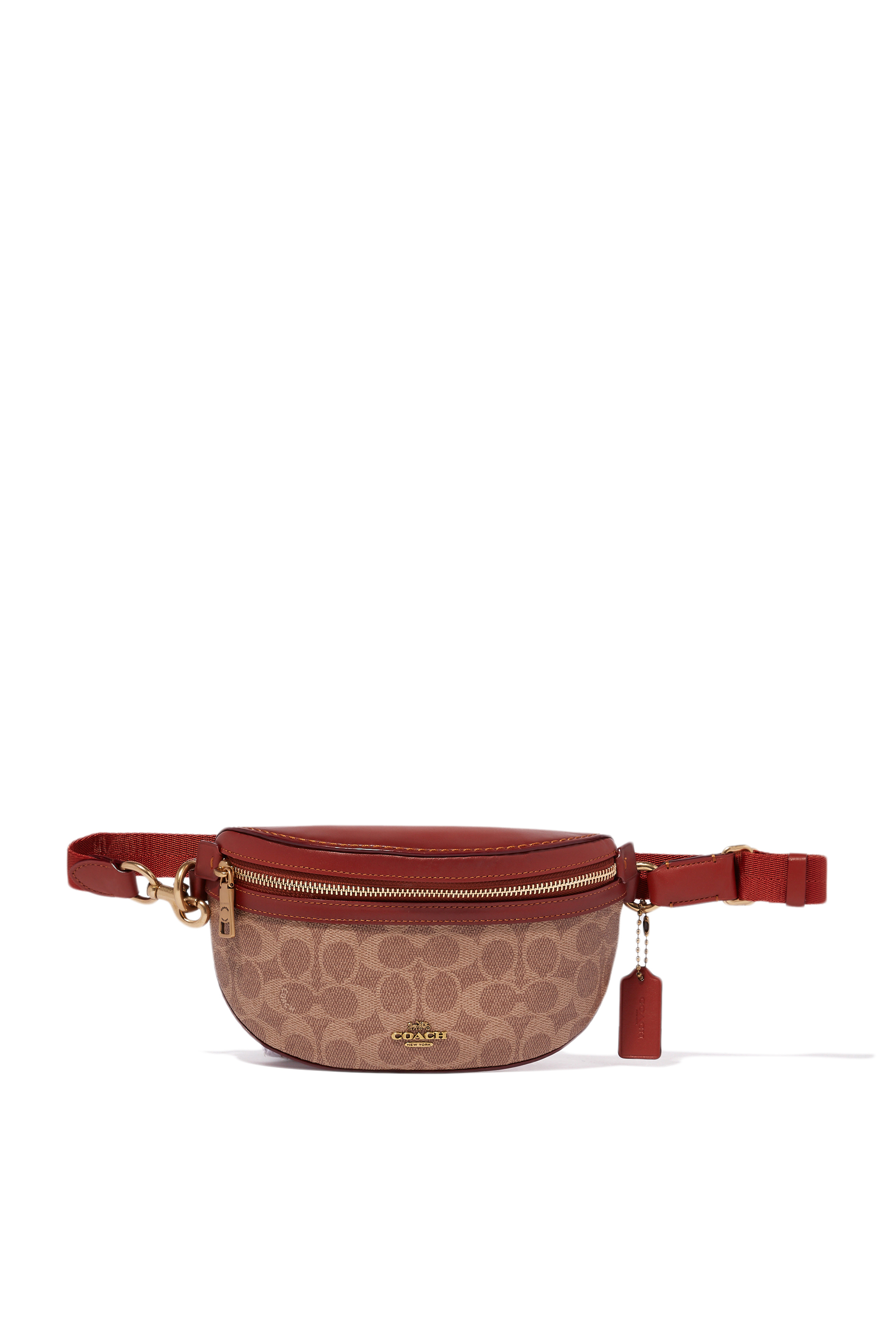 حقيبة خصر قنب بني فاتح