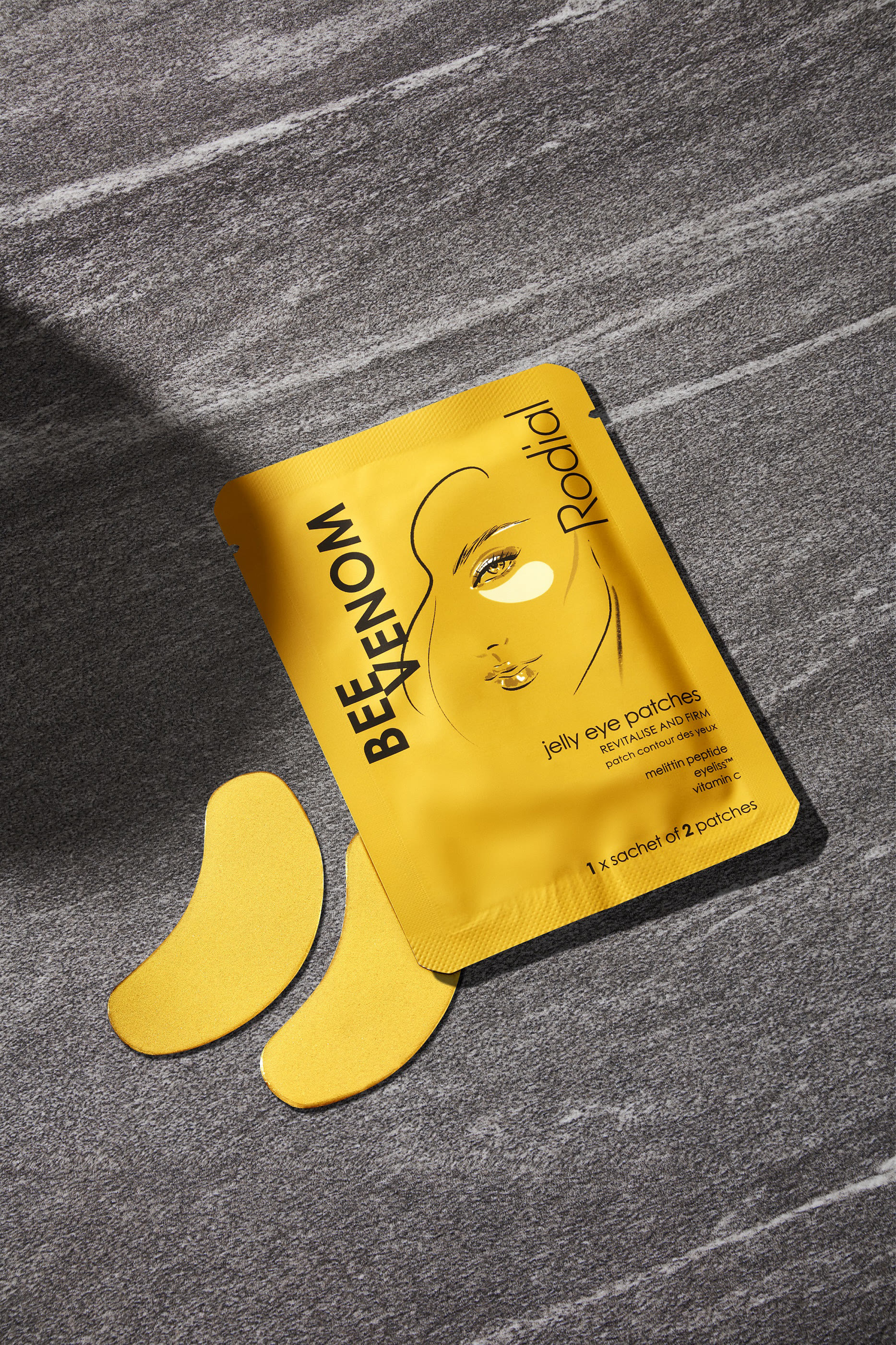 لصقات جل للعيون بسم النحل قطعتين