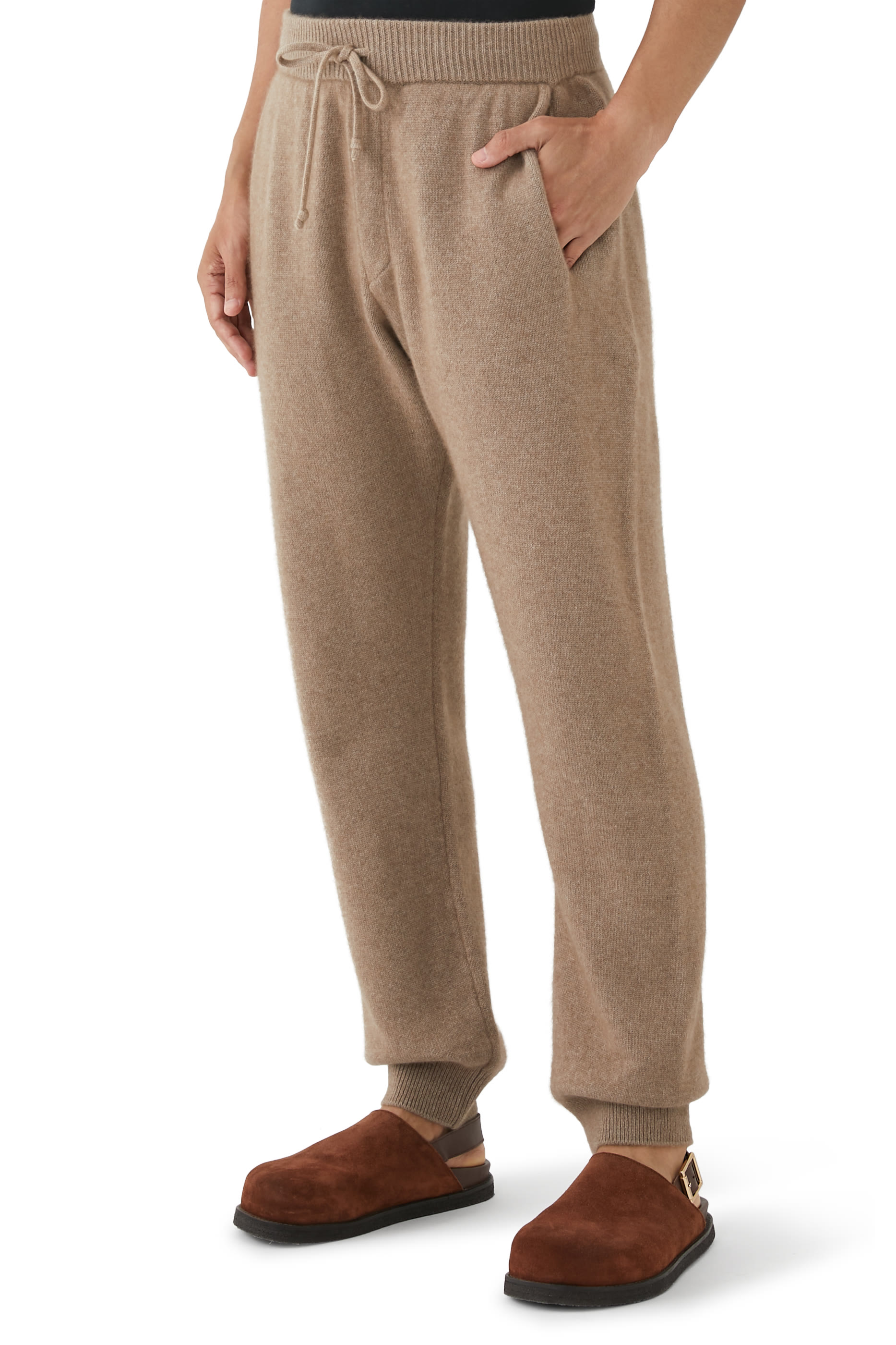 بنطال نسيج كشمير من صوف صغار الماعز