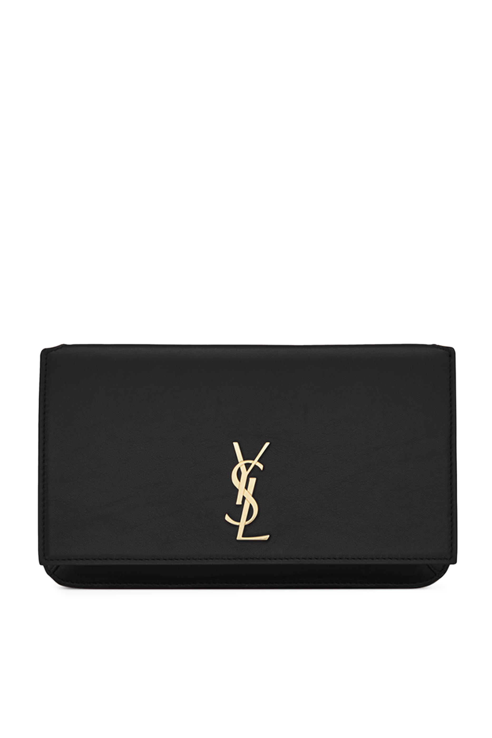 حافظة هاتف بشعار الماركة جلد ناعم