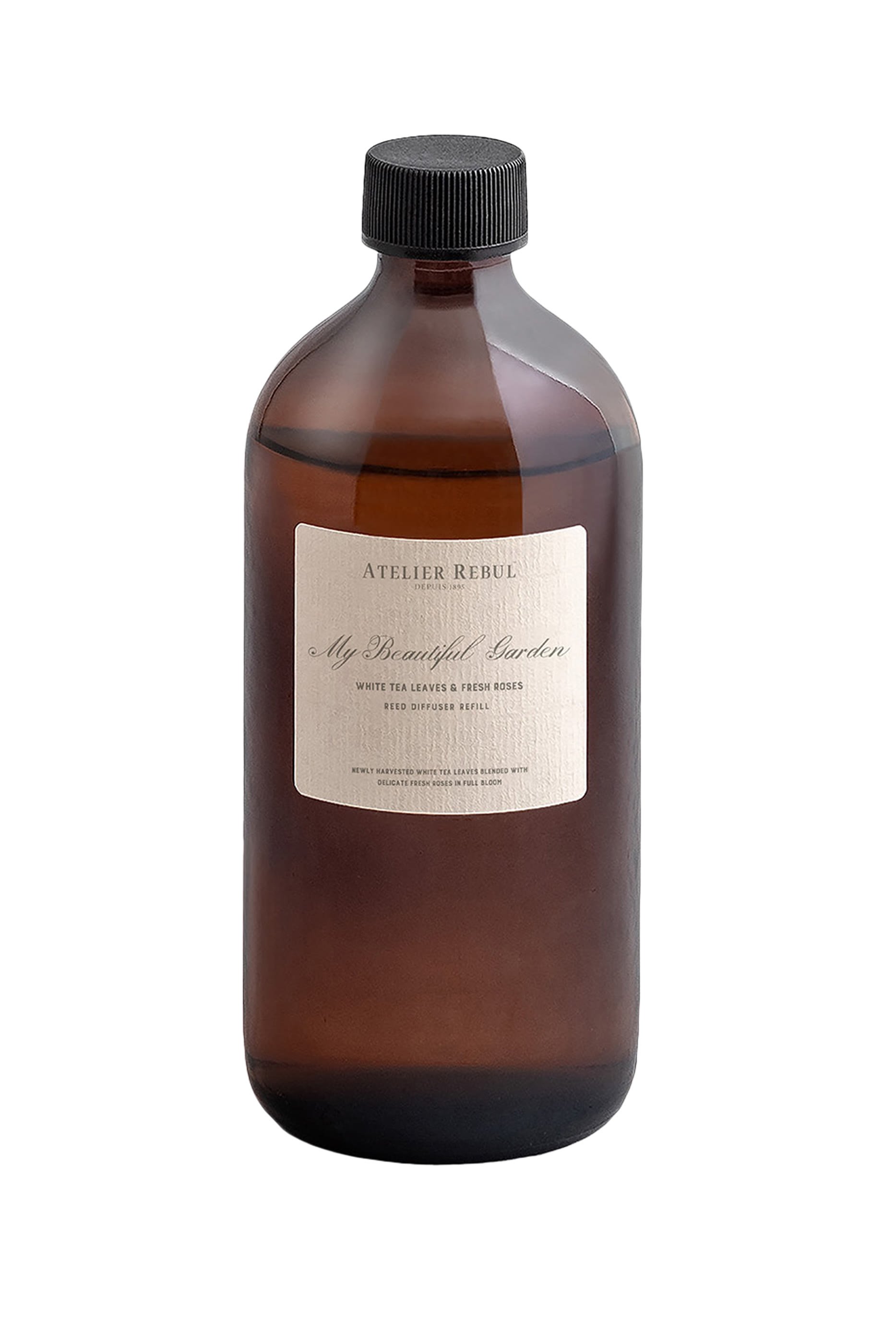 عبوة إعادة ملء أعواد توزيع عطر برائحة فرش روزس اند وايت تي ليفز