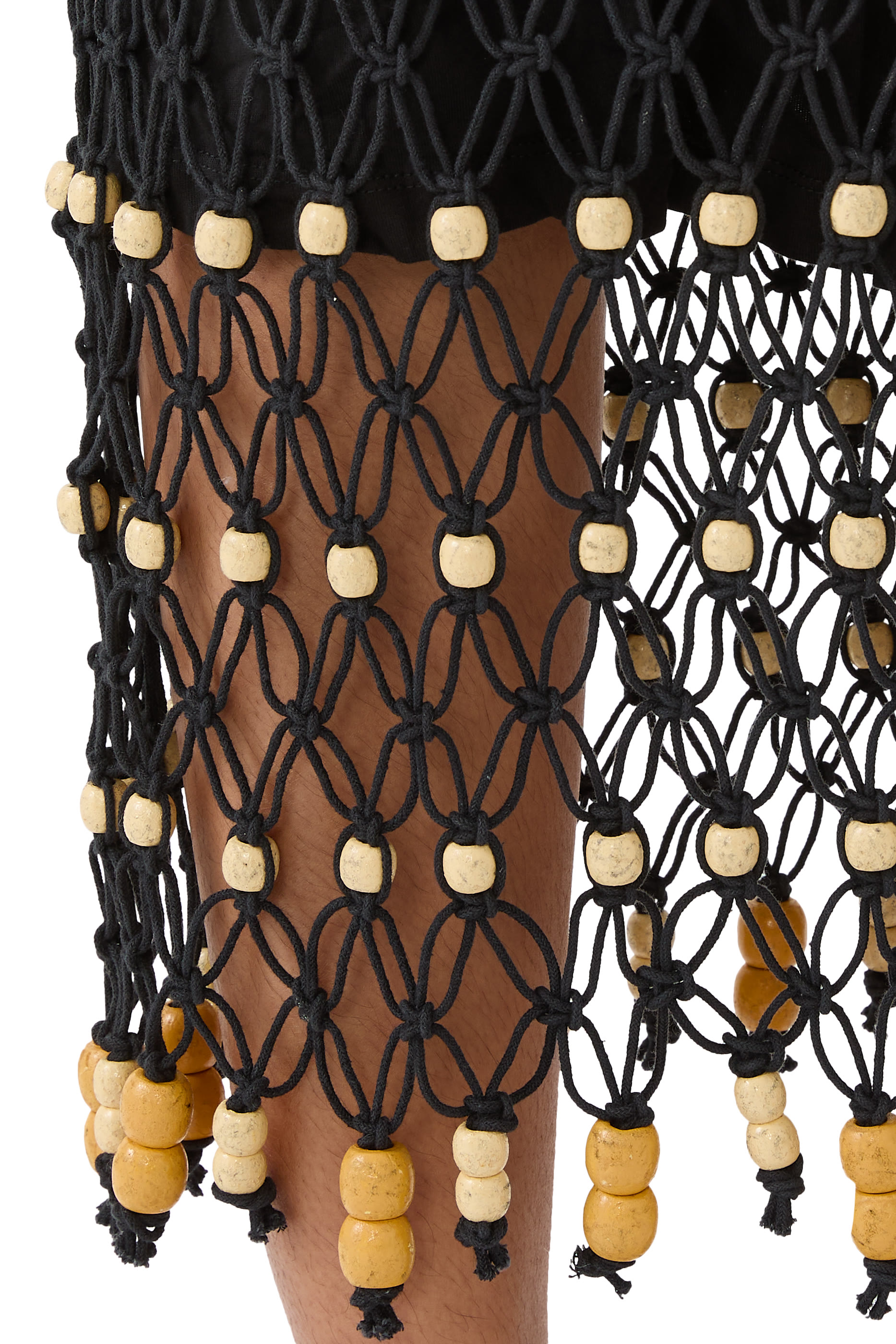 فستان ريس ماكراميه طويل