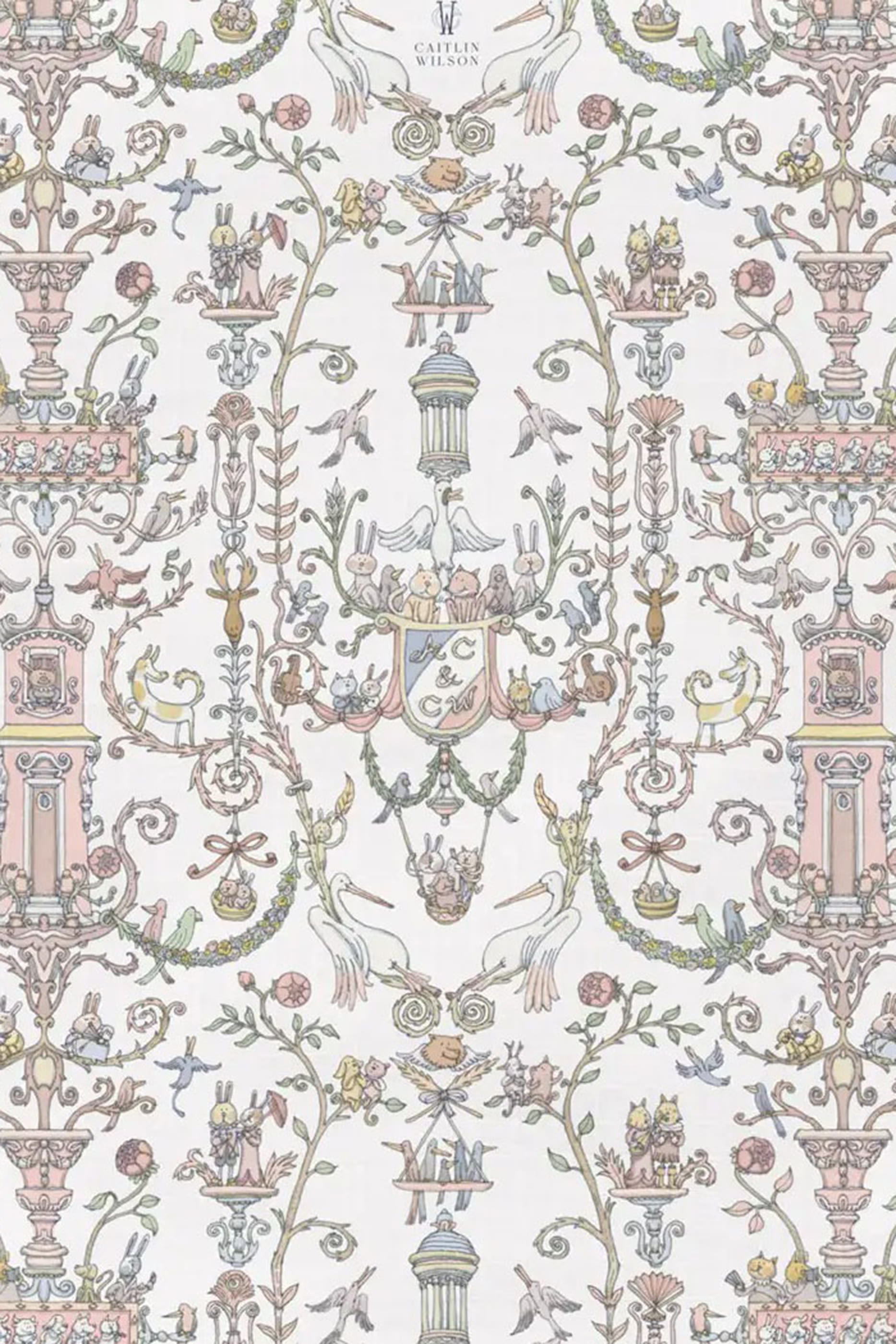 طقم مريلة ووشاح كاريه توال دو جوي للأطفال