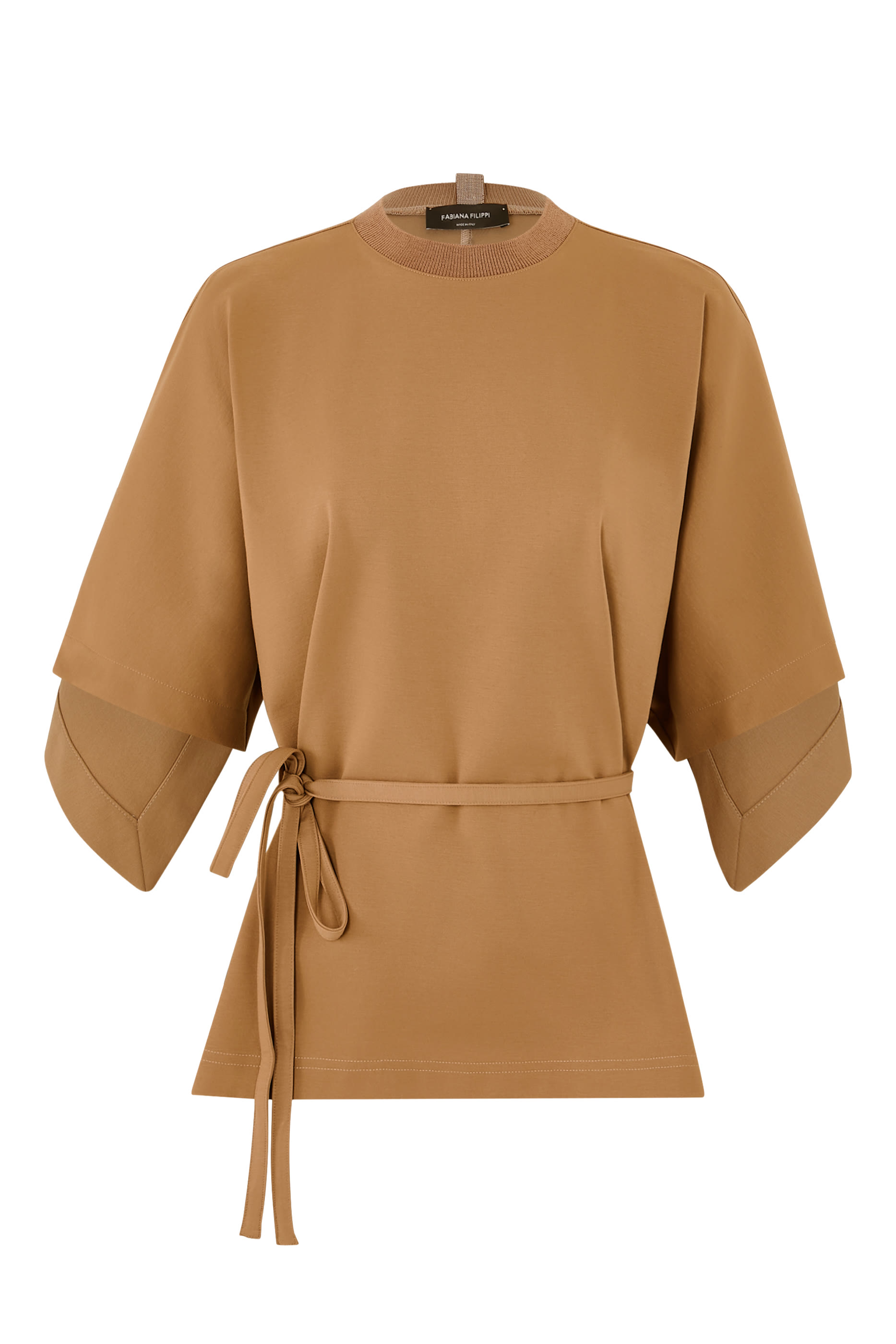 بلوزة كيمونو بحزام