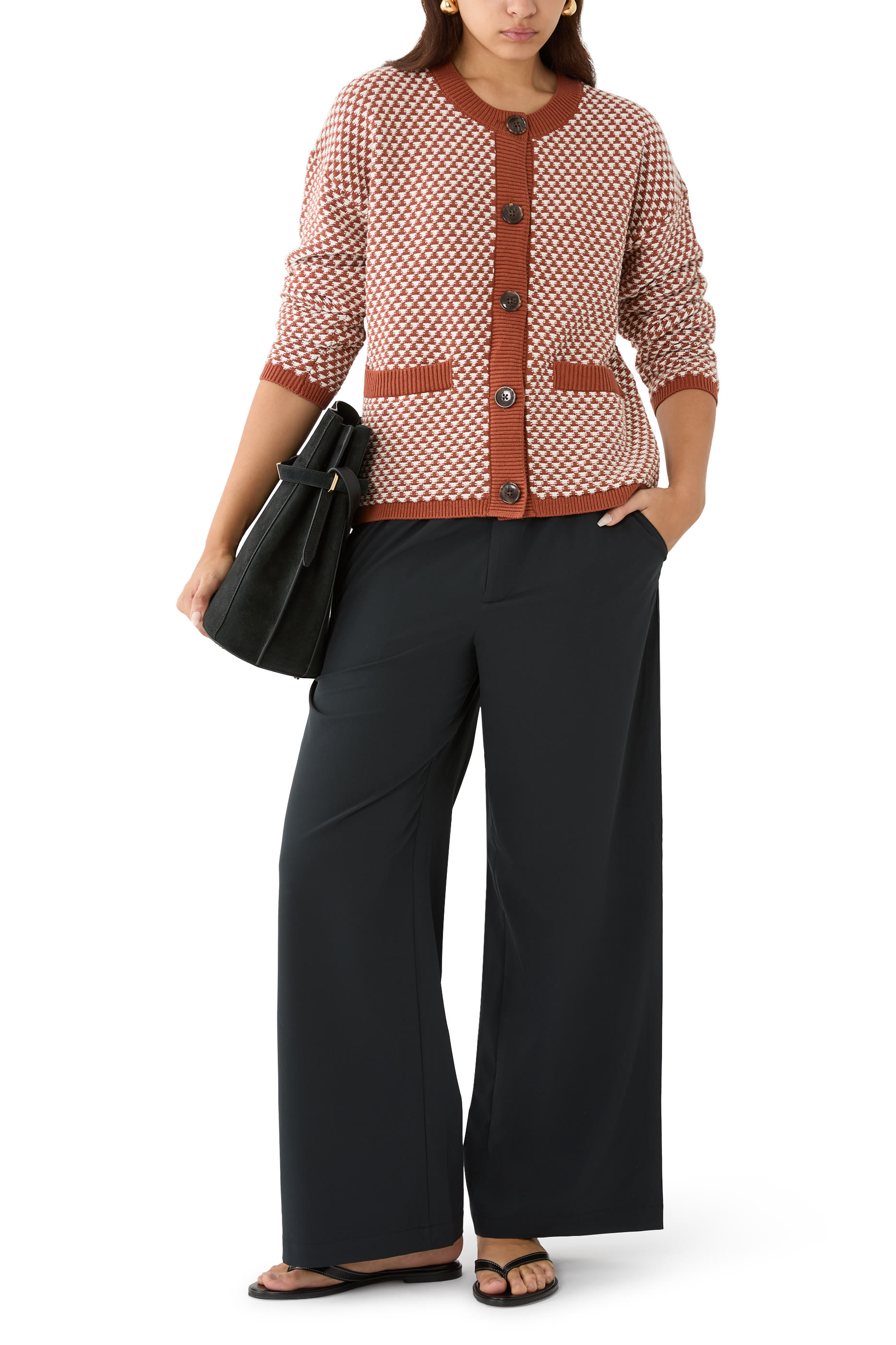 بنطال كايسون 2.0 بقصة ساق واسعة 29.5 بوصة