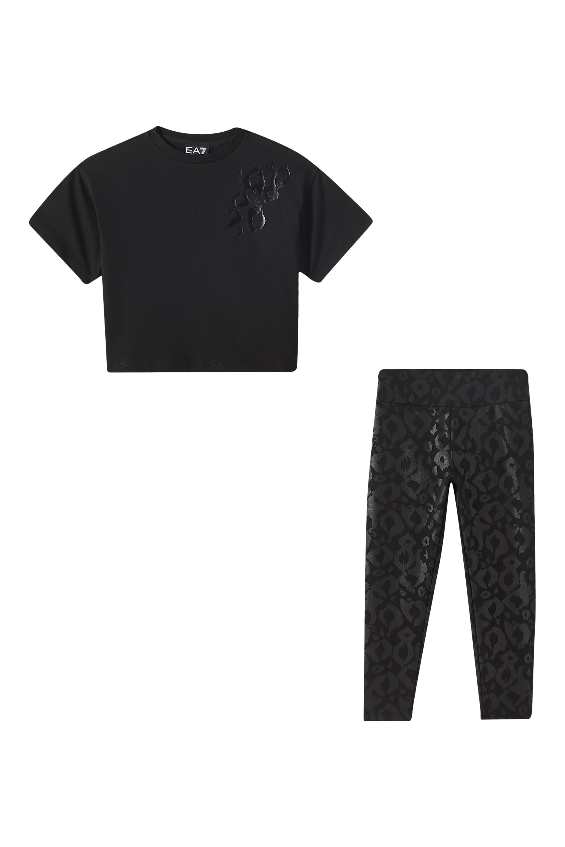 بدلة رياضية بشعار الماركة للأطفال