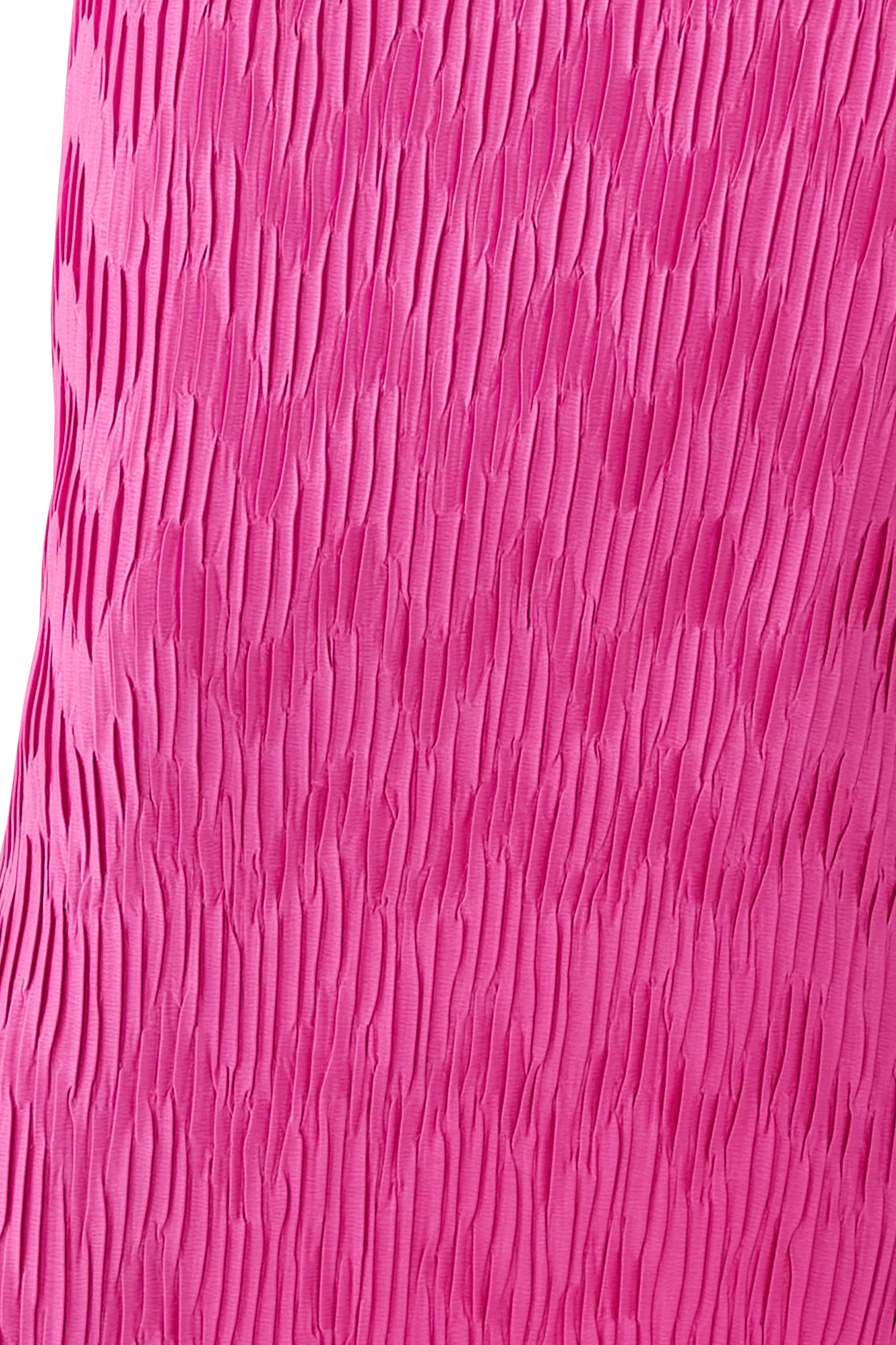 فستان افير متوسط الطول بطيات