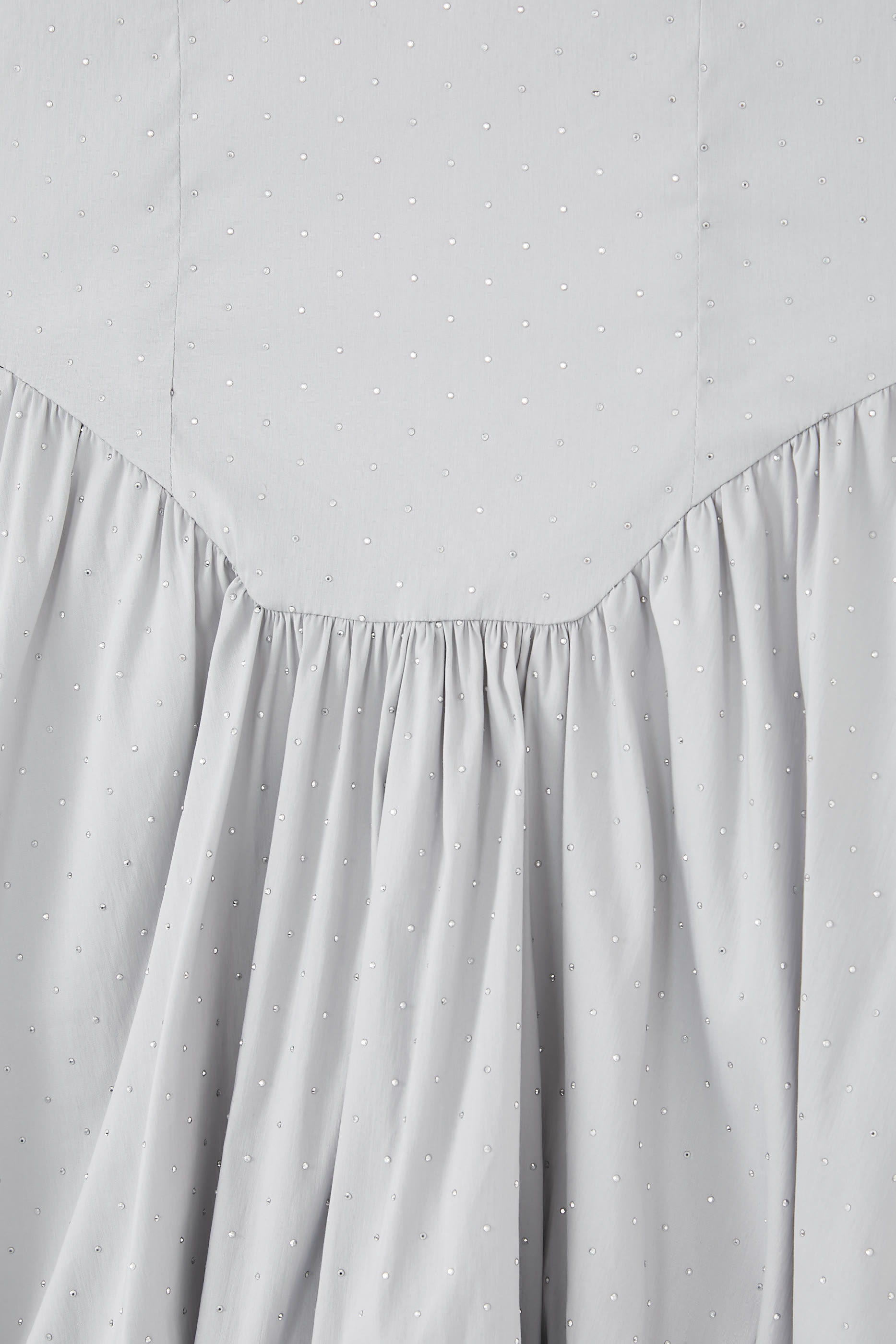 فستان بوبلين مرصع بالأحجار للأطفال