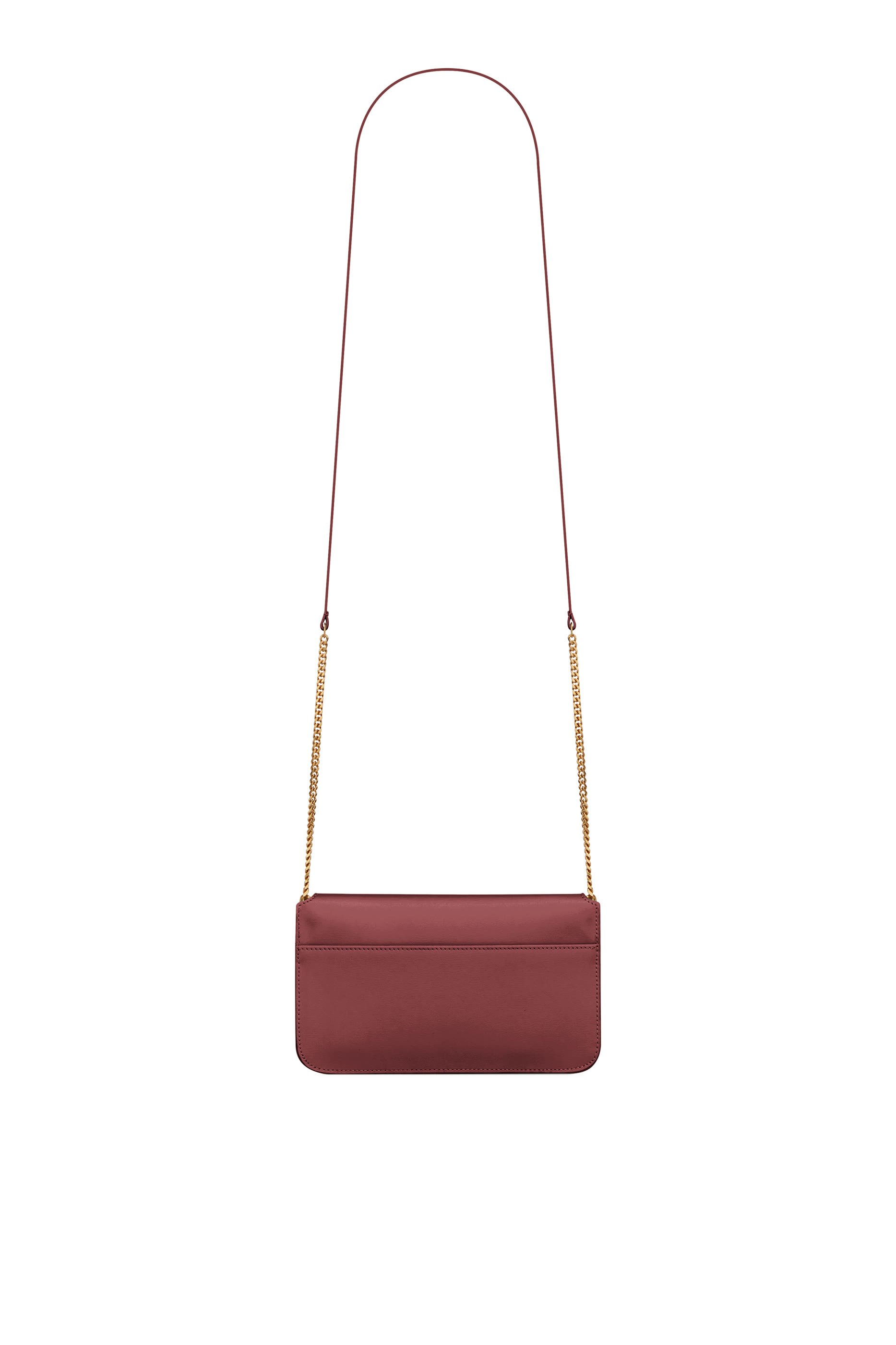 حافظة هاتف بشعار الماركة جلد ناعم