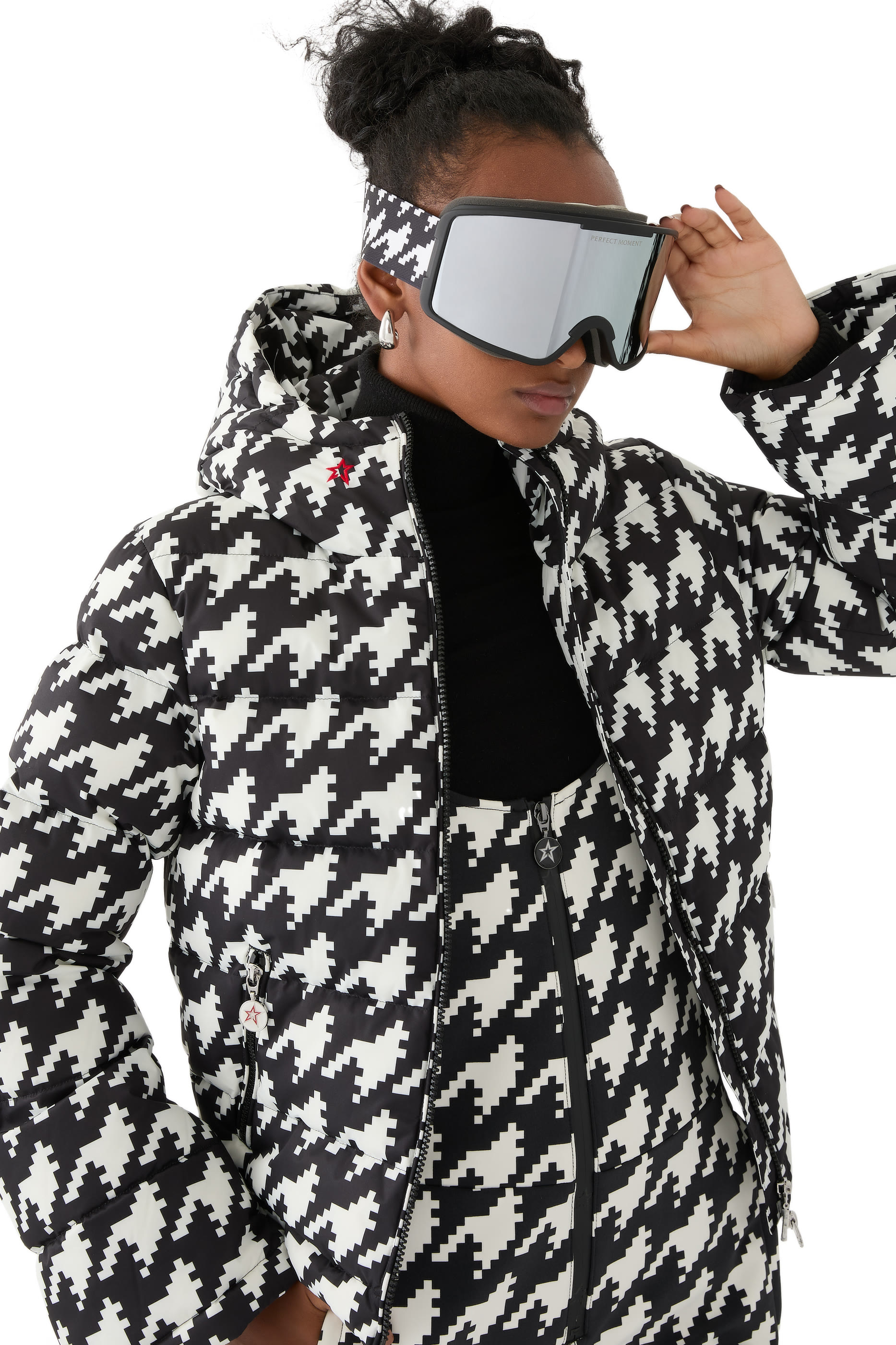 نظارة تزلج واقية بنقشة هاوندزتوث