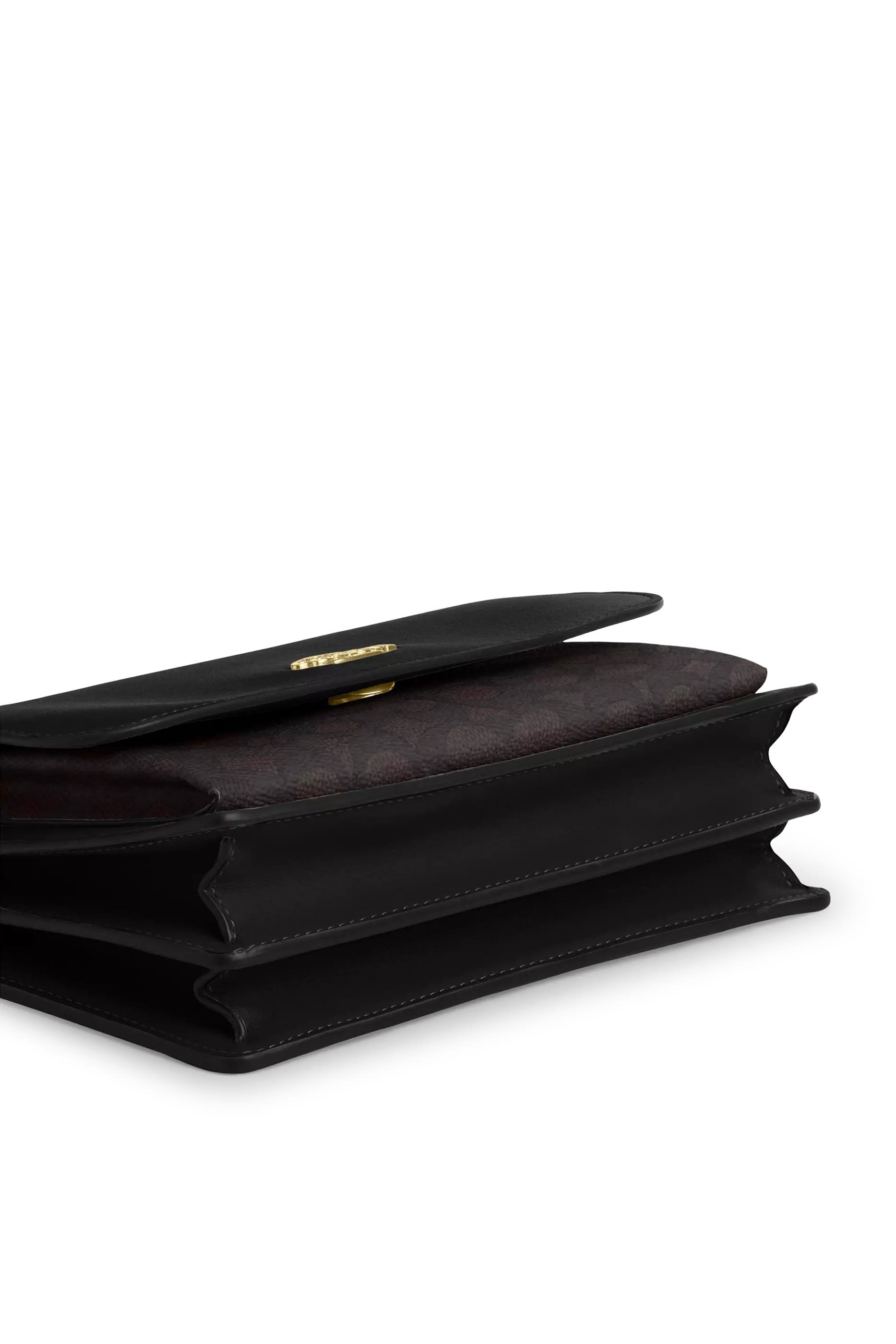 حقيبة كروس بودي كلير قماش قنب بشعار الماركة