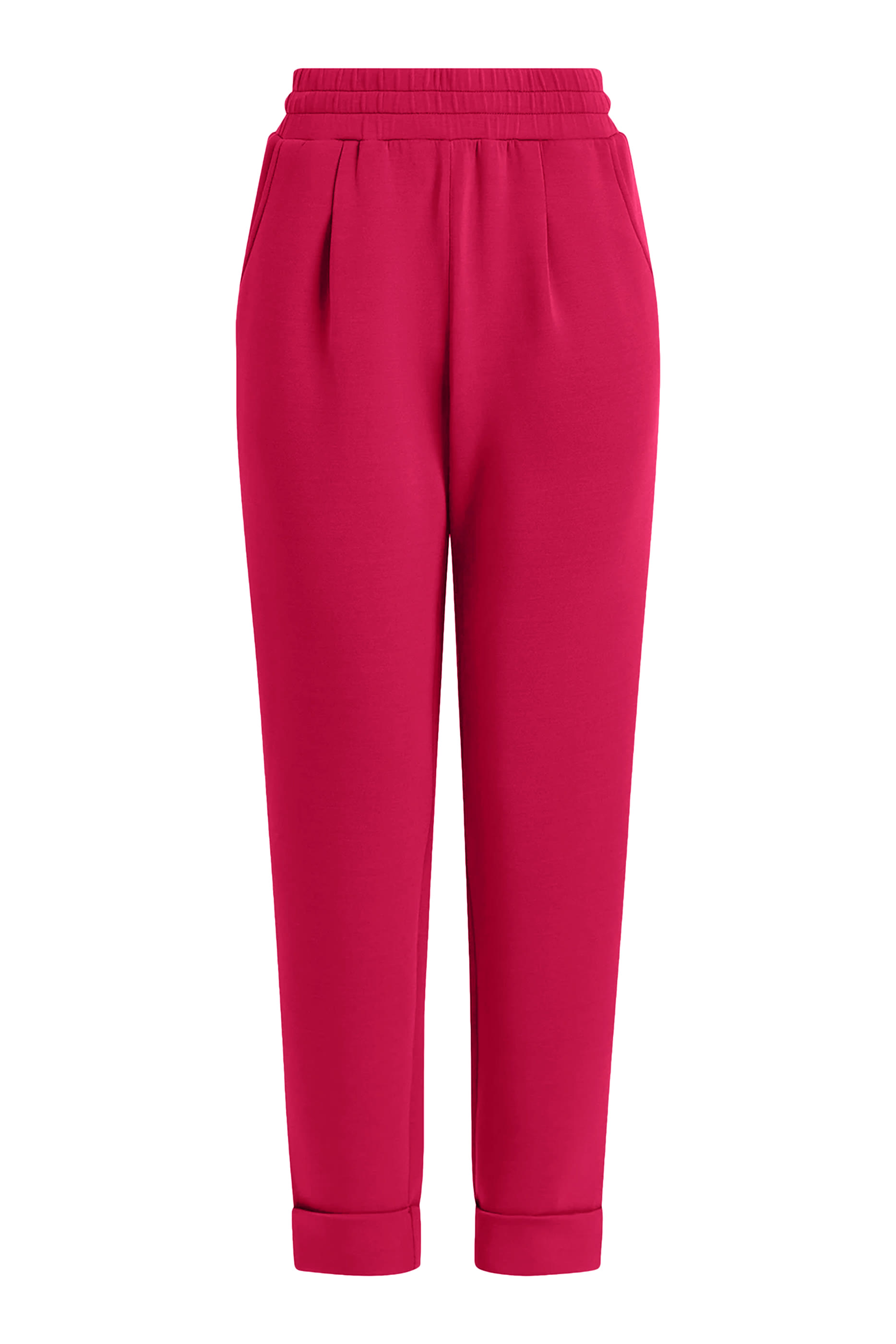 بنطال بأسوار كاحل مطوية 28.5 بوصة