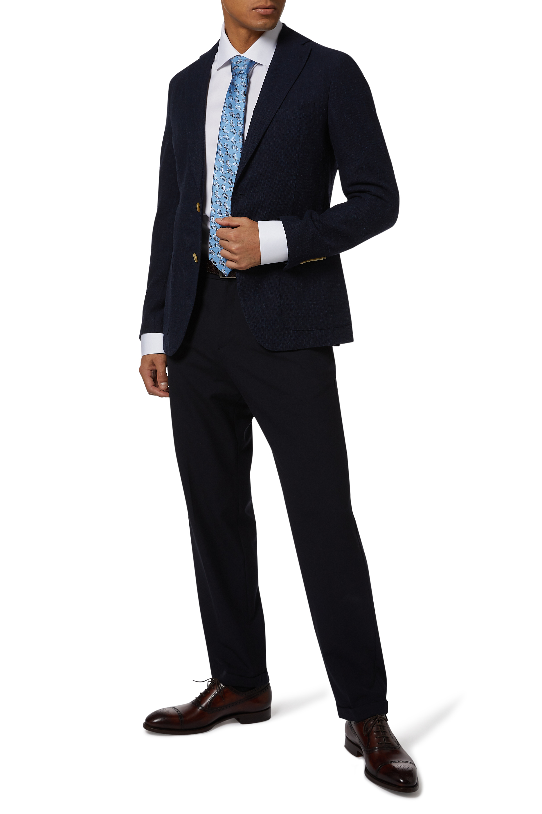 قميص بوبلين بأكمام طويلة