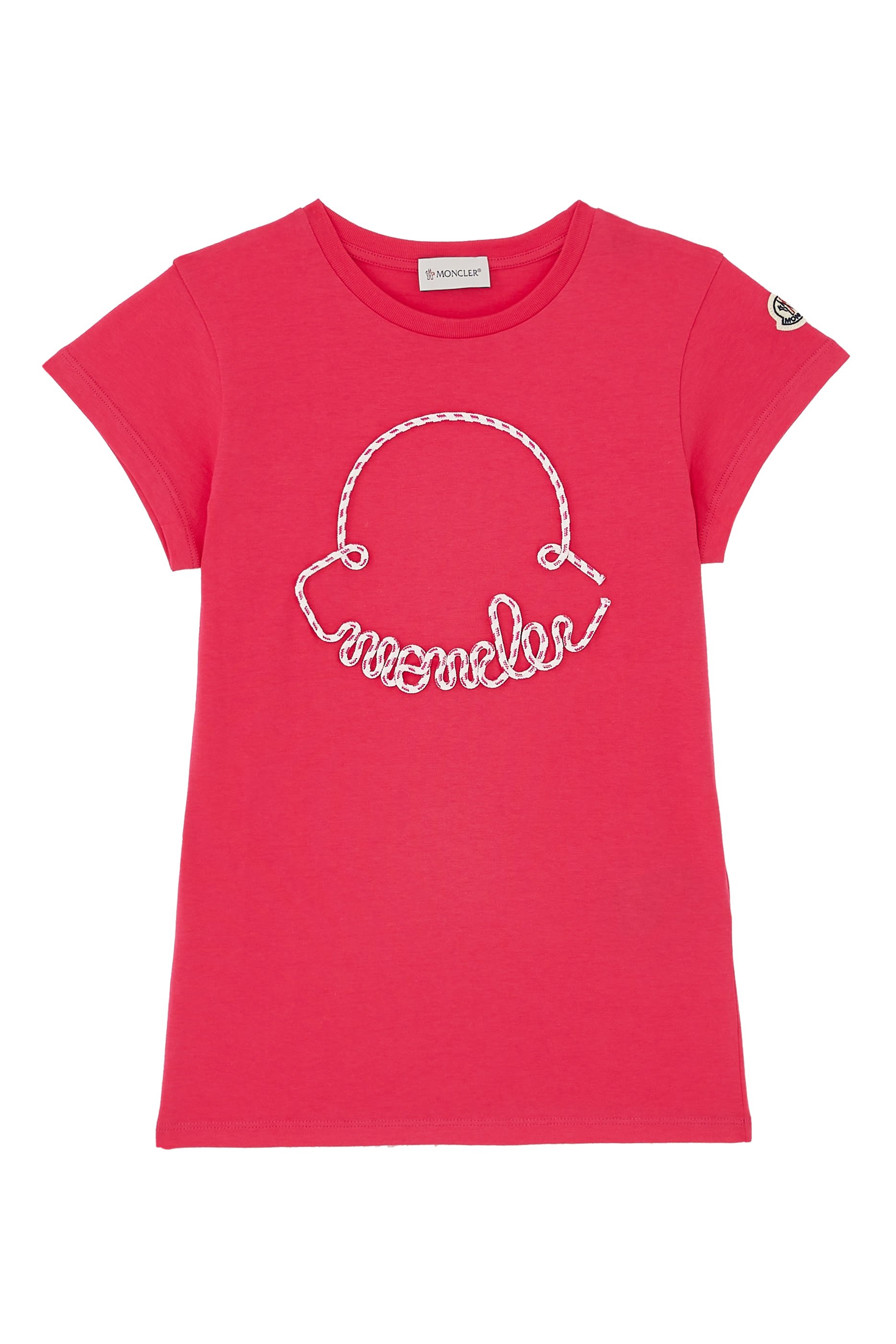 فستان بشعار الماركة قطن للأطفال