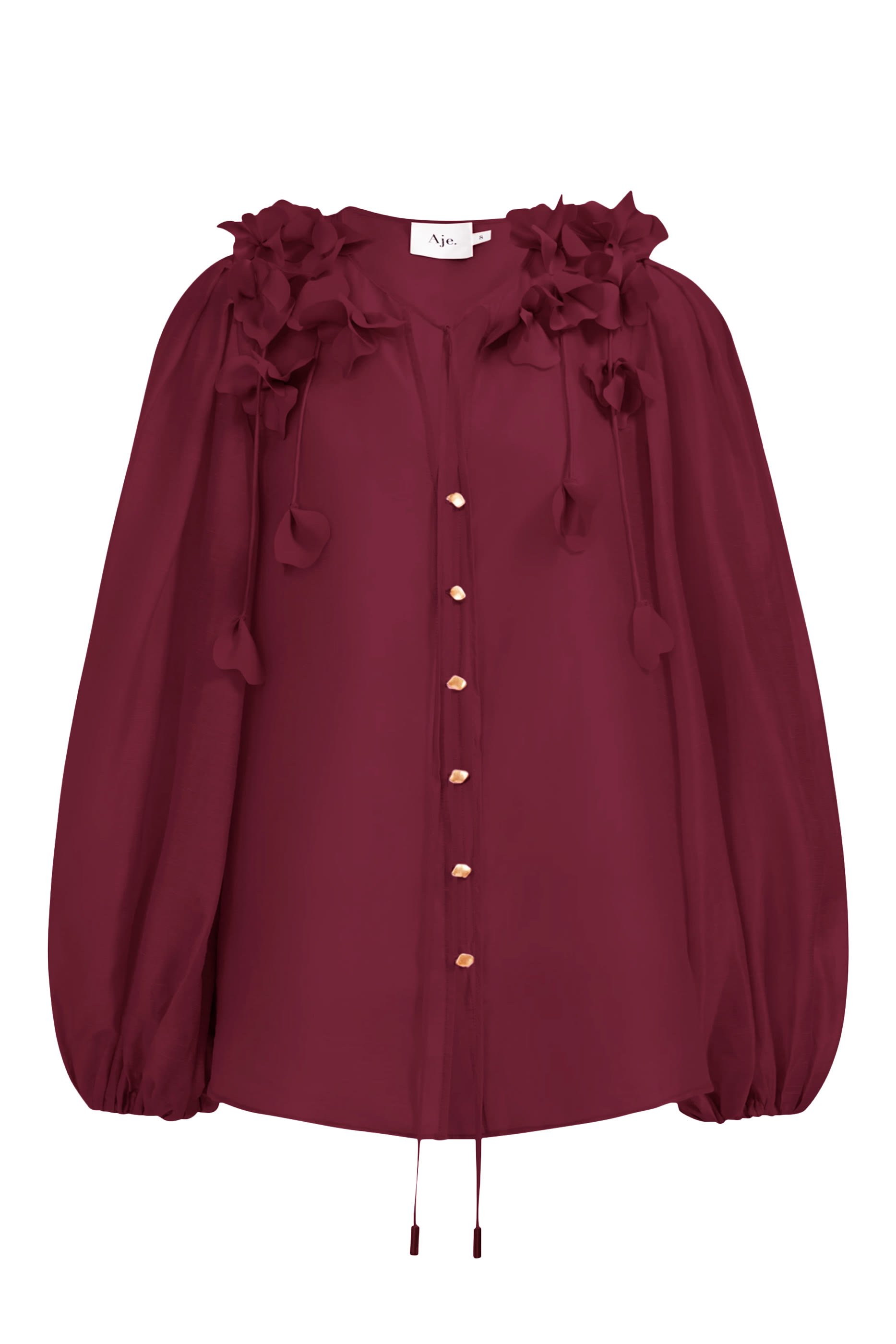 بلوزة كامي مزينة بأزهار