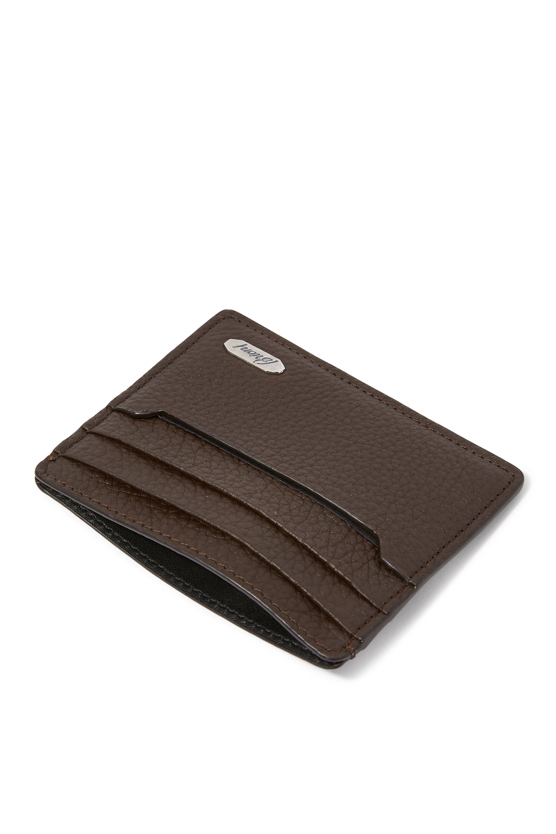 حافظة بطاقات بشعار الماركة