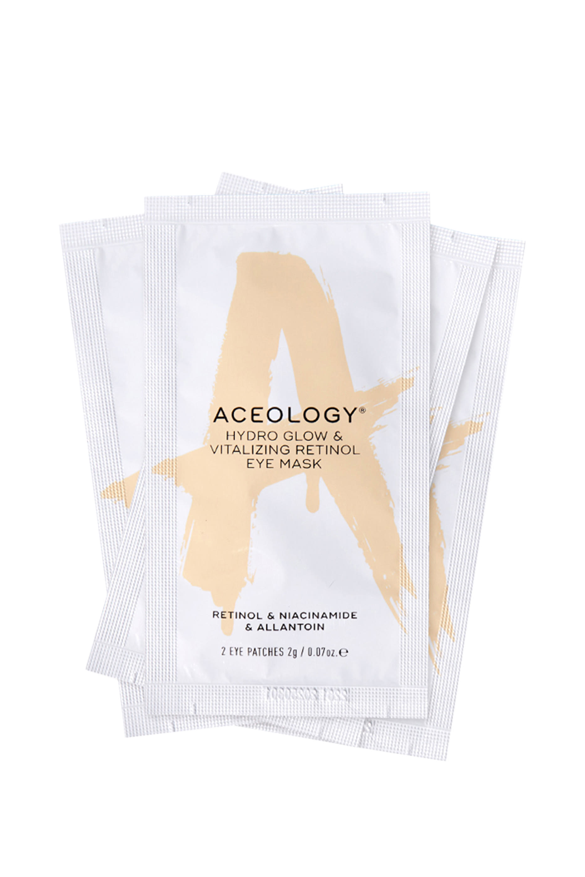 Hydro Glow & Vitalizing Retinol Eye Mask, Pack of 4