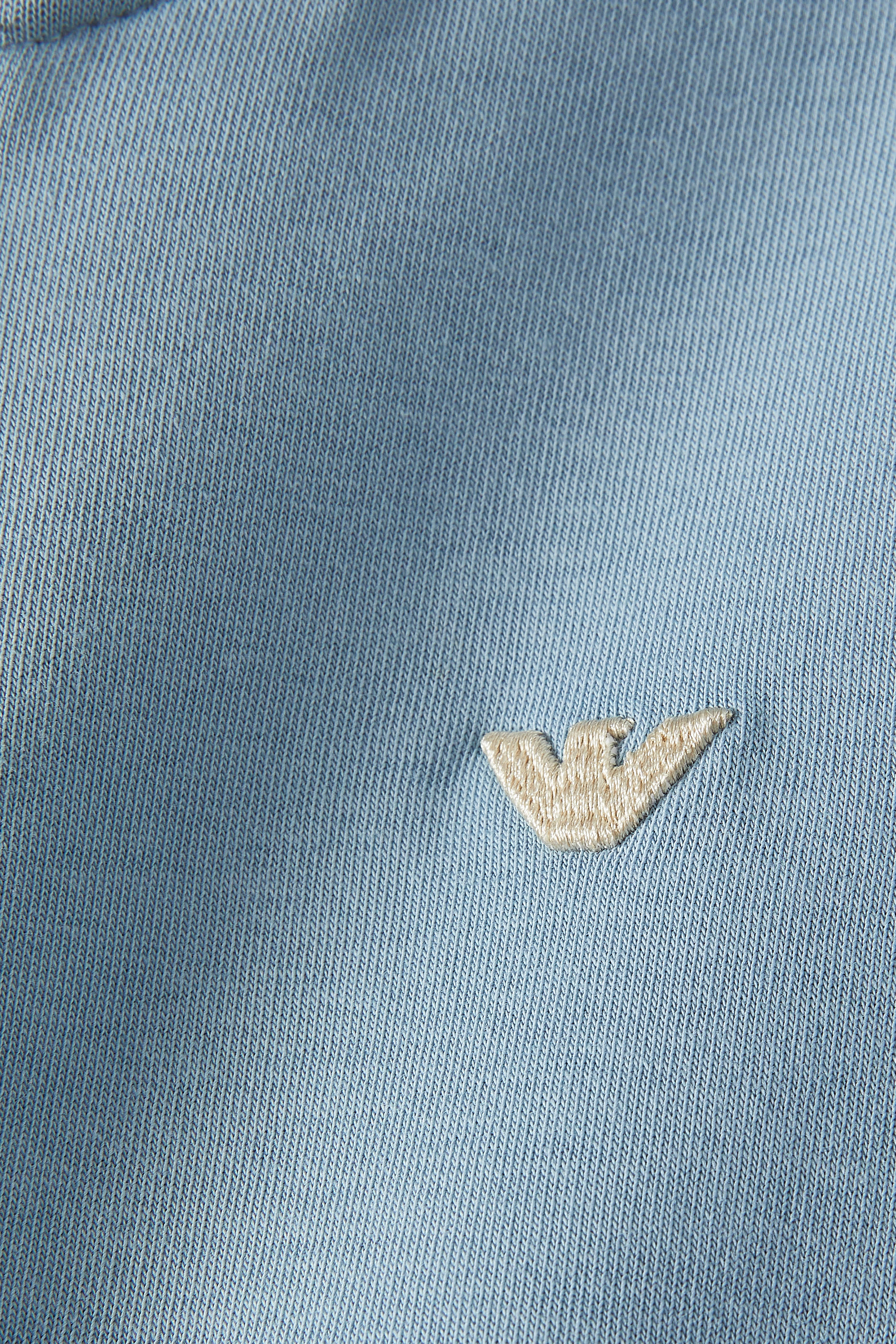 سويت شيرت بغطاء رأس بشعار الماركة للأطفال