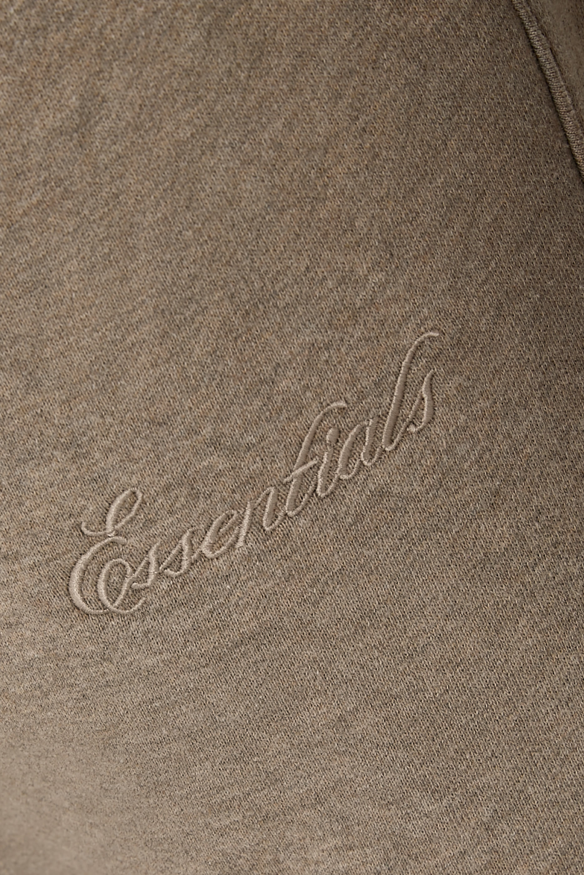 بنطال رياضي بقصة مريحة بحواف بارزة صوف