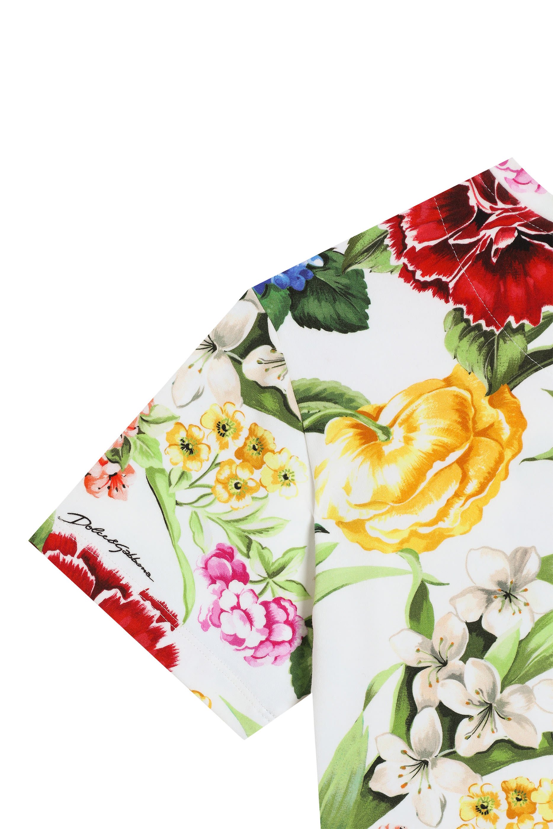 تيشيرت بطبعات ورد للأطفال