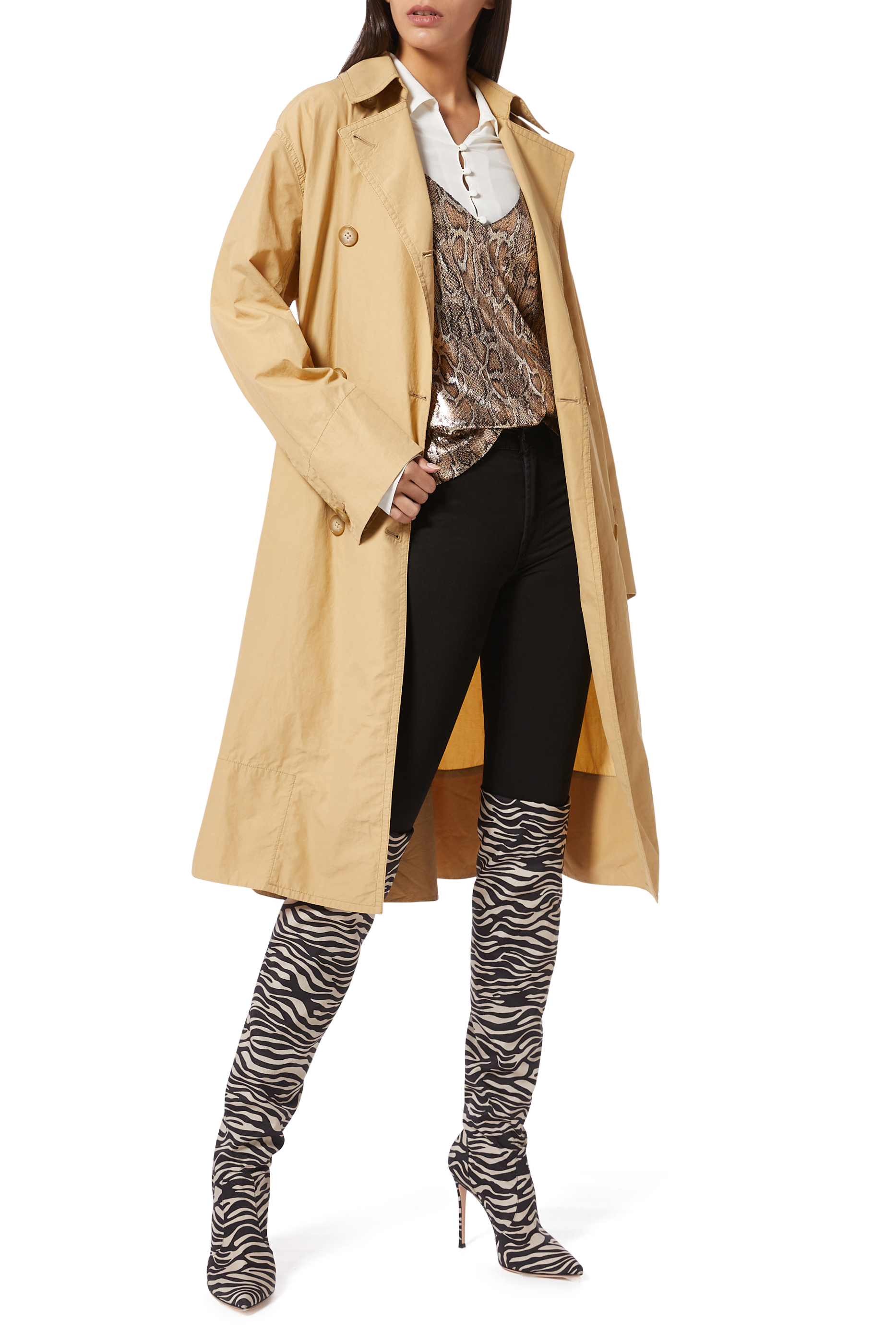 بنطال جينز لوكس بقصة سكيني