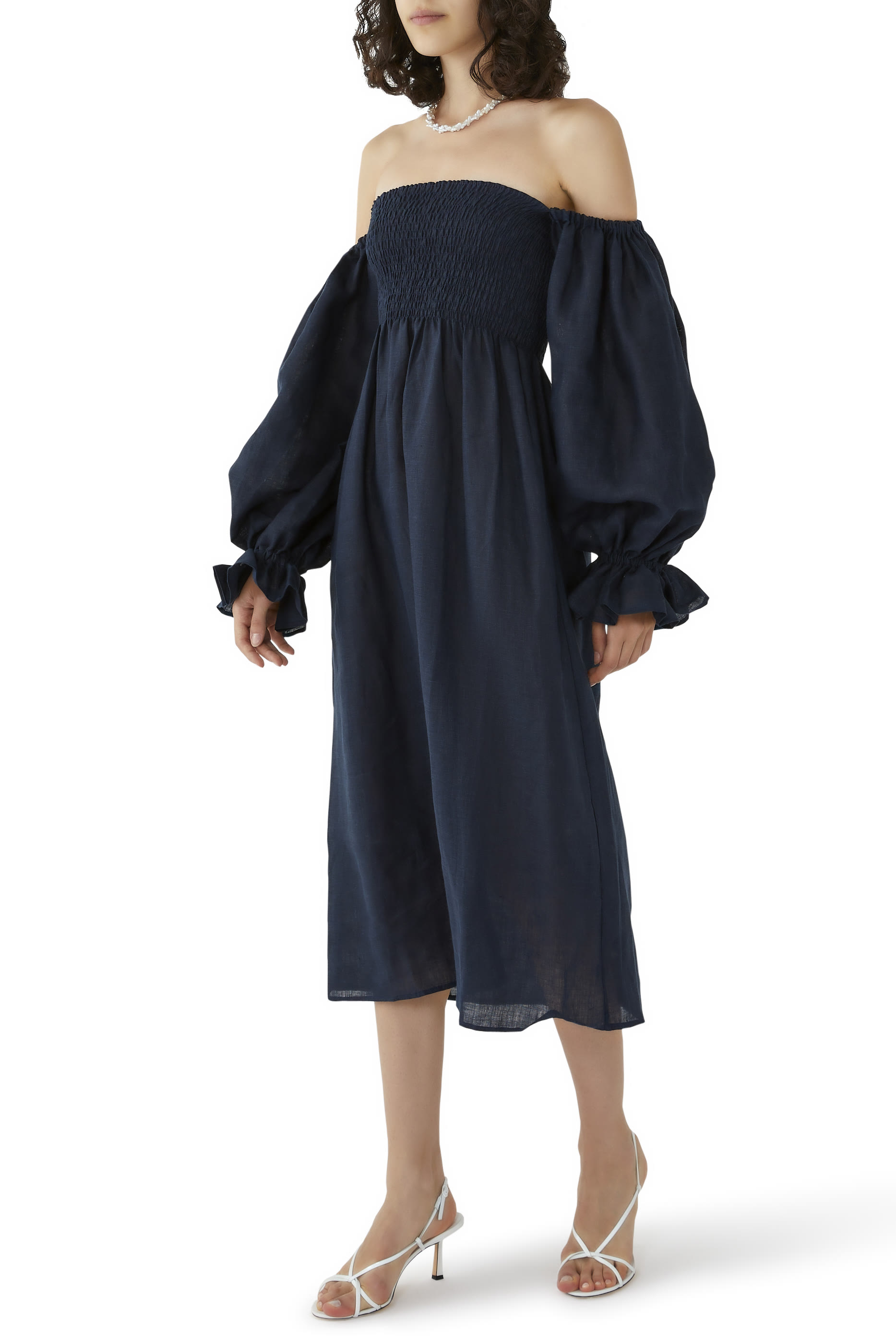 فستان أتلانتا كتان