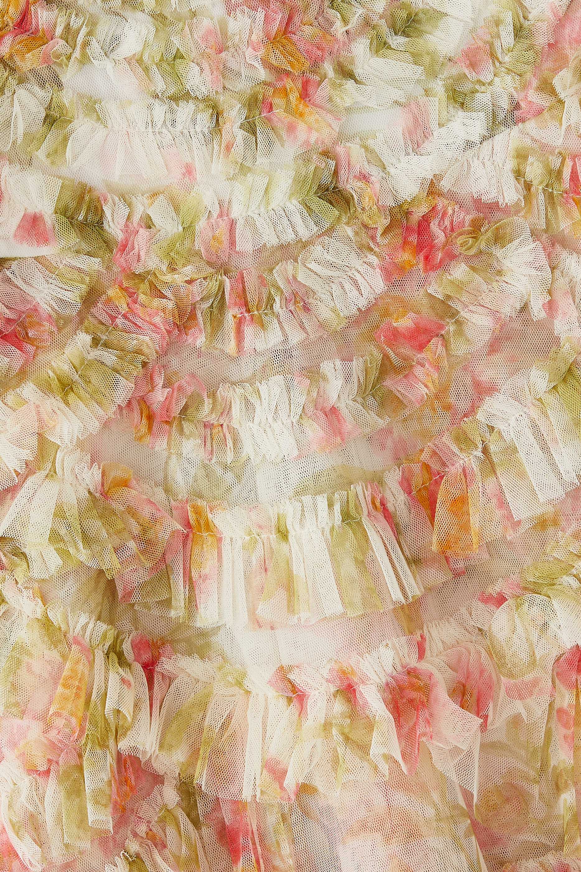 فستان بيوني بروميس ماريلا بكشكش ونقشة زهور للأطفال