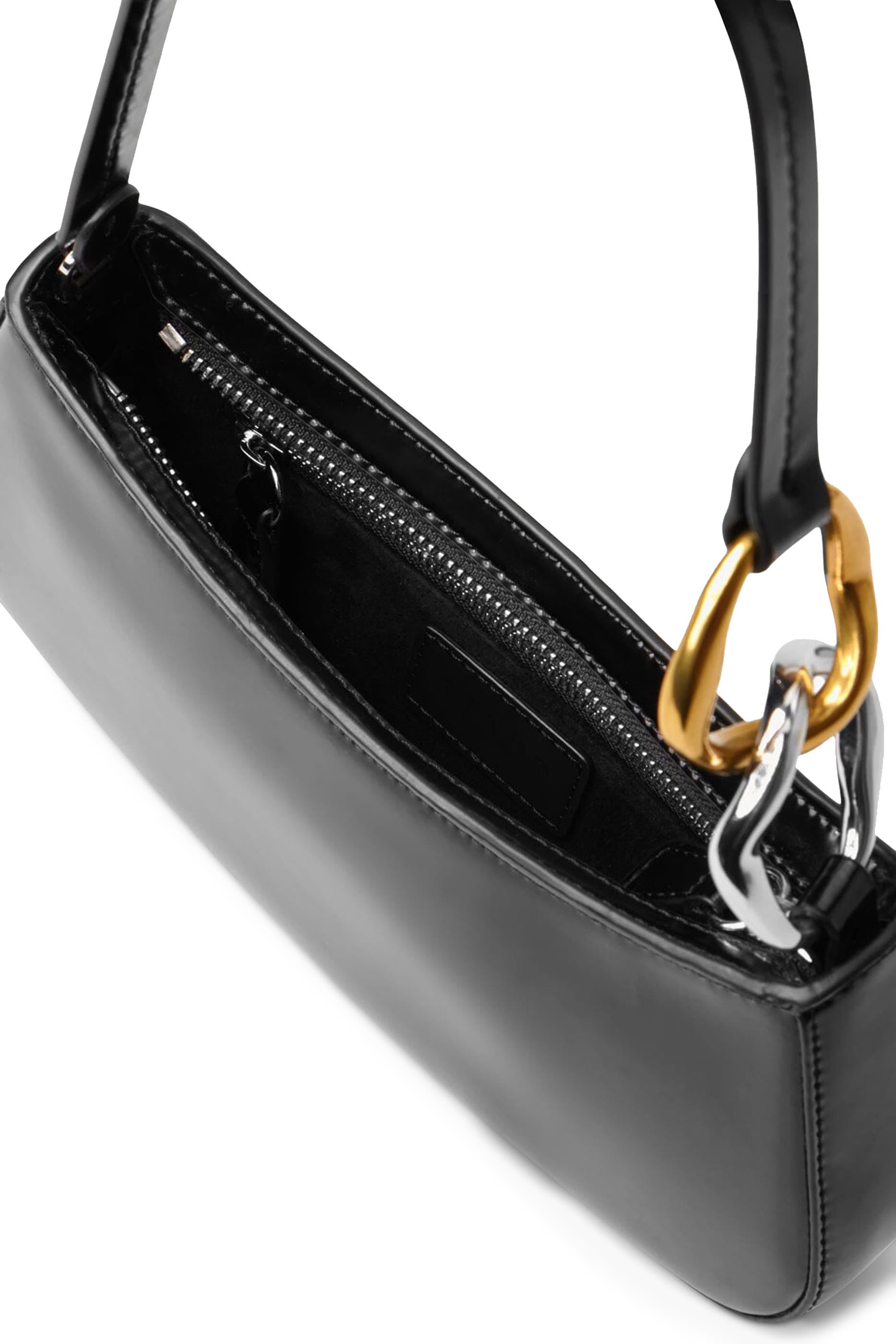 حقيبة كتف اولي جلد لامع