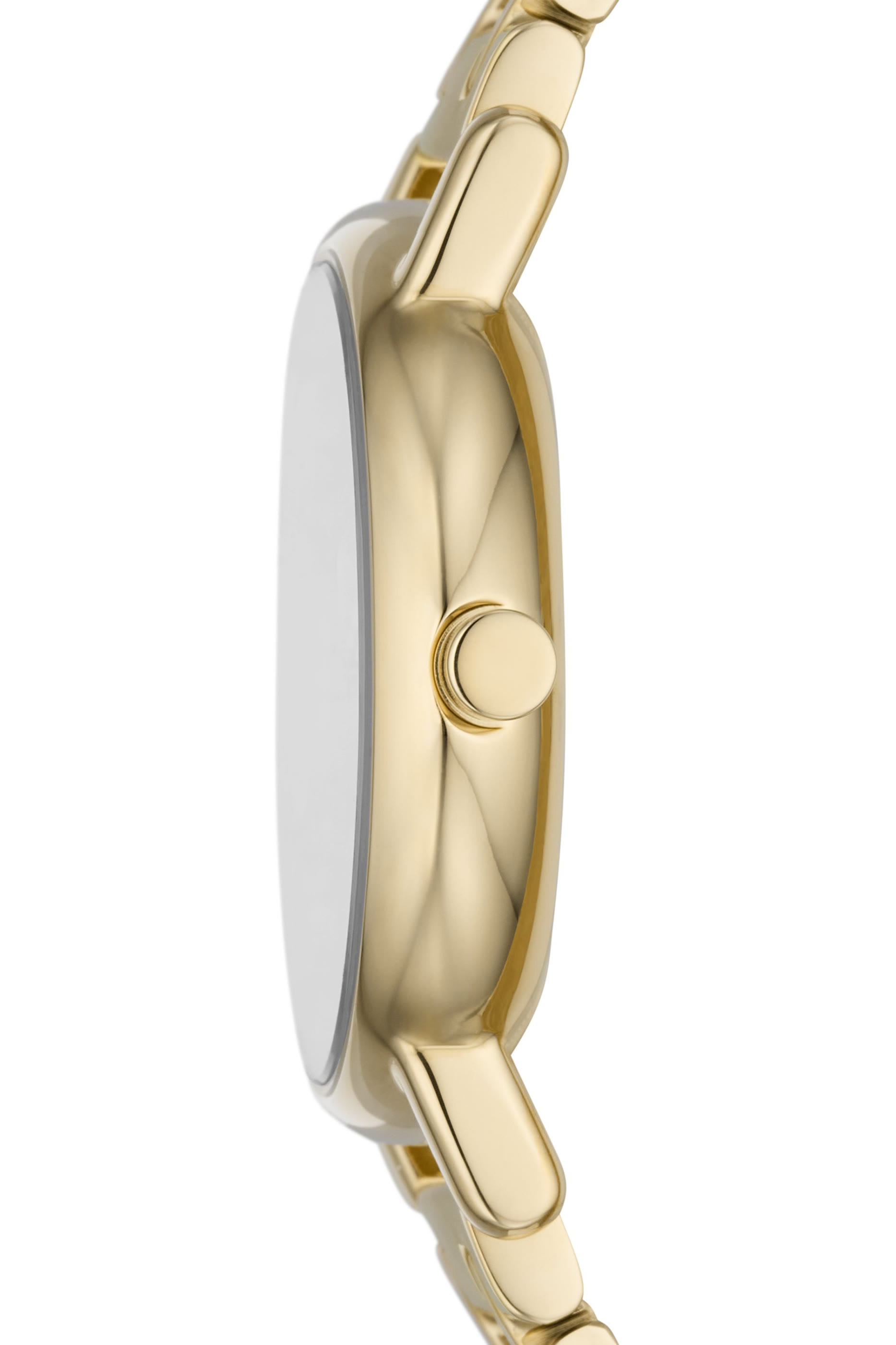 ساعة ليل بعقربان وشعار الماركة وسوار ستانلس ستيل