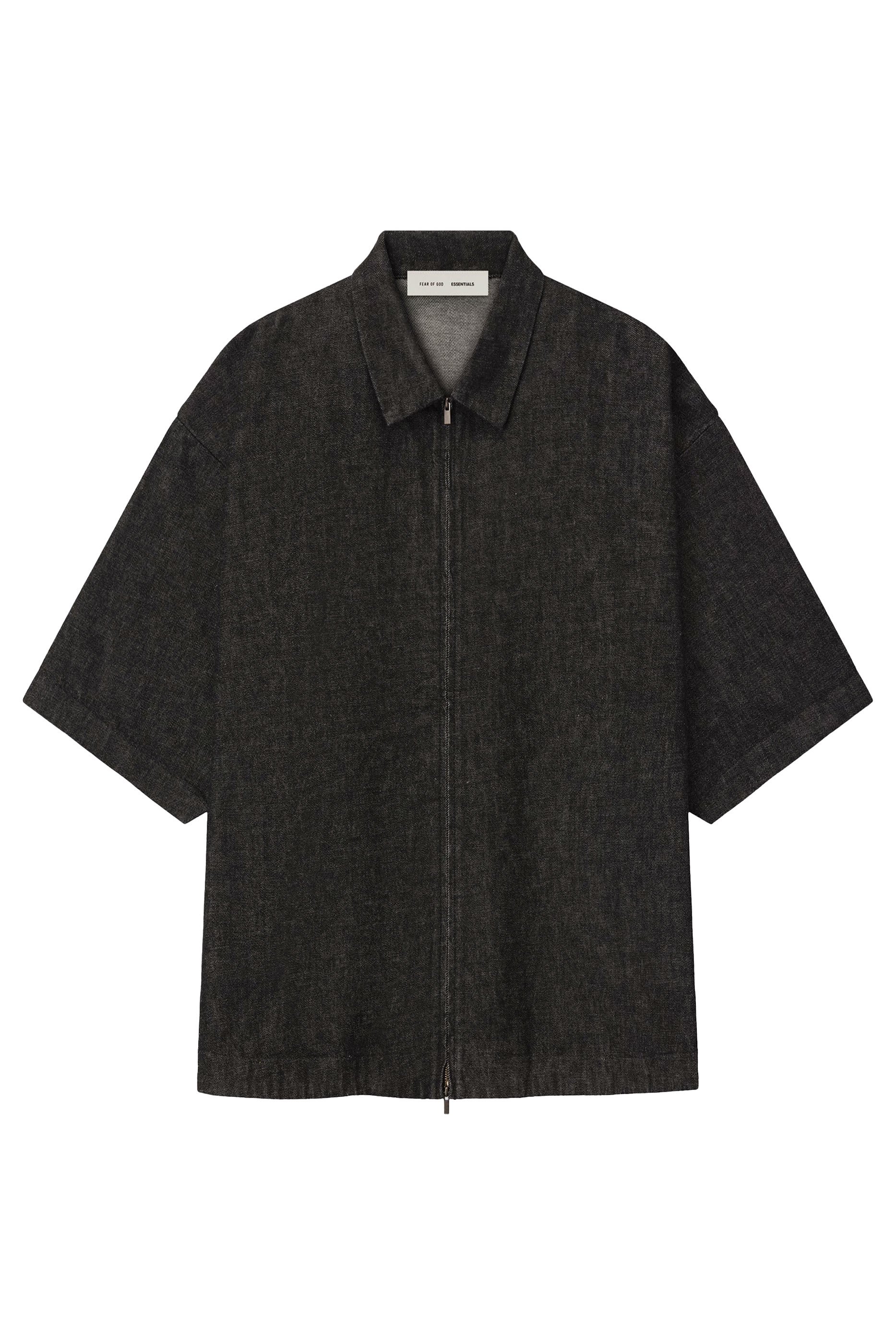 Denim Full Zip Work Shirt