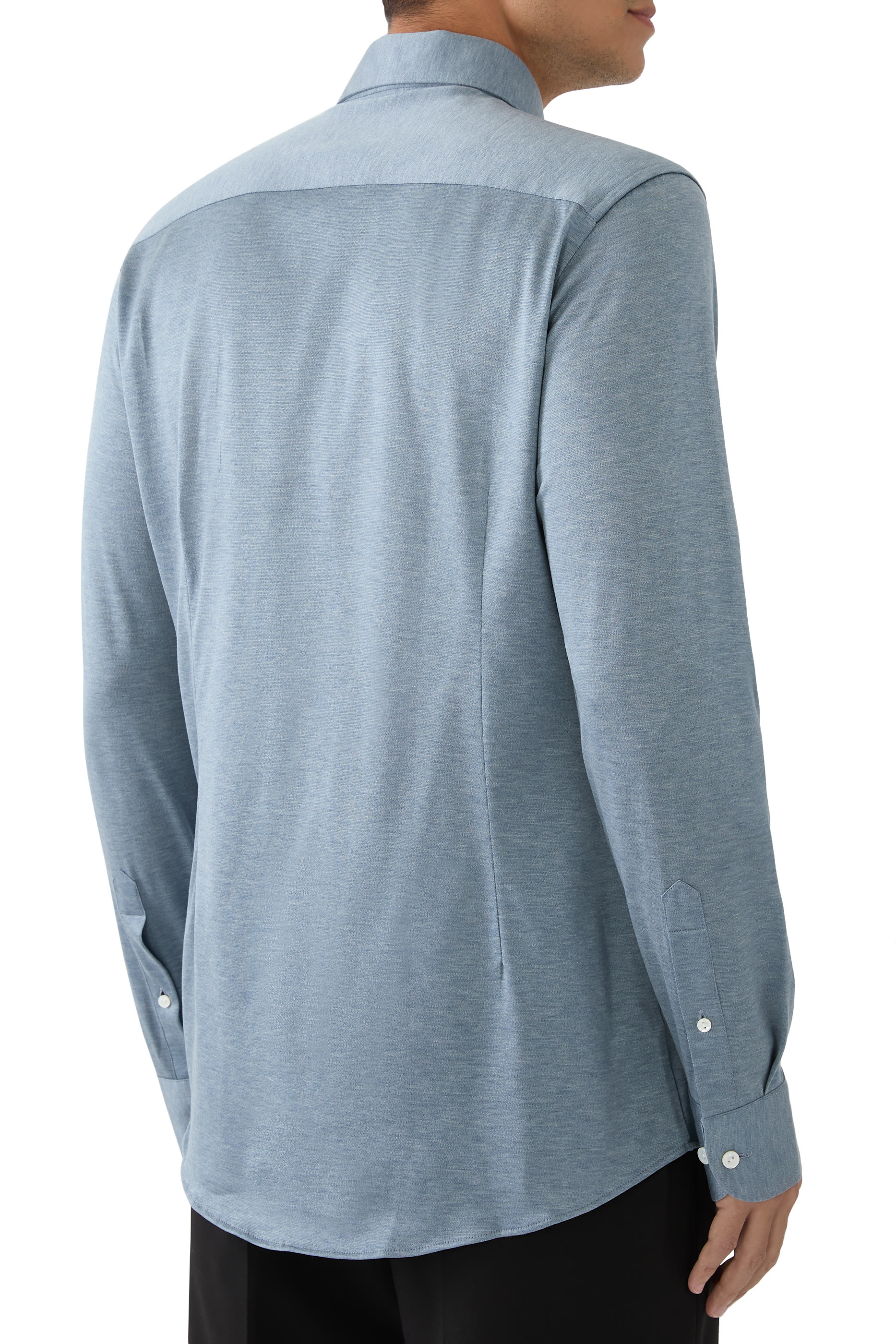 قميص منسوج فيلو دي سكوتيا منسوج جاكار