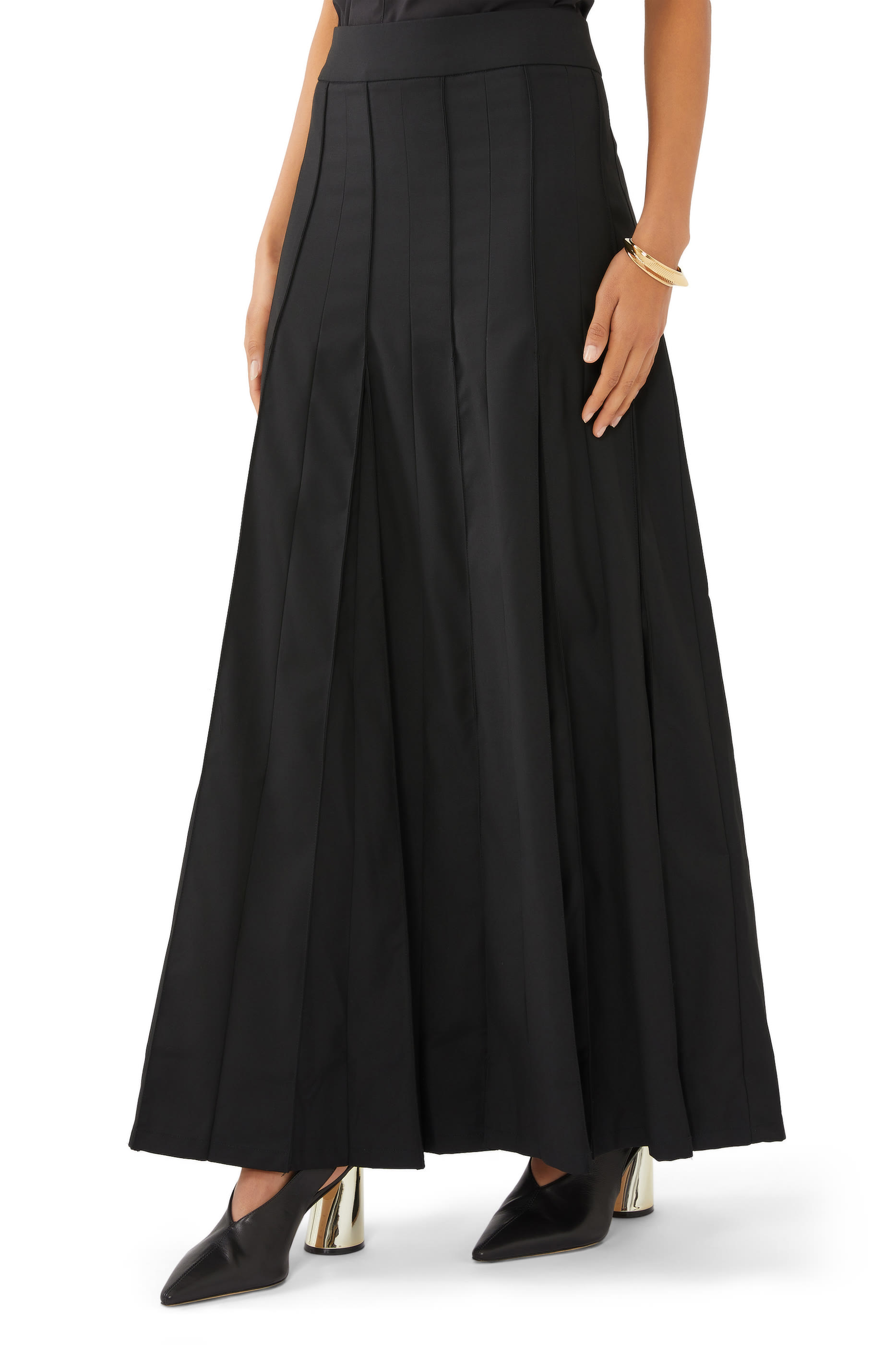 تنورة بدلة بطيات