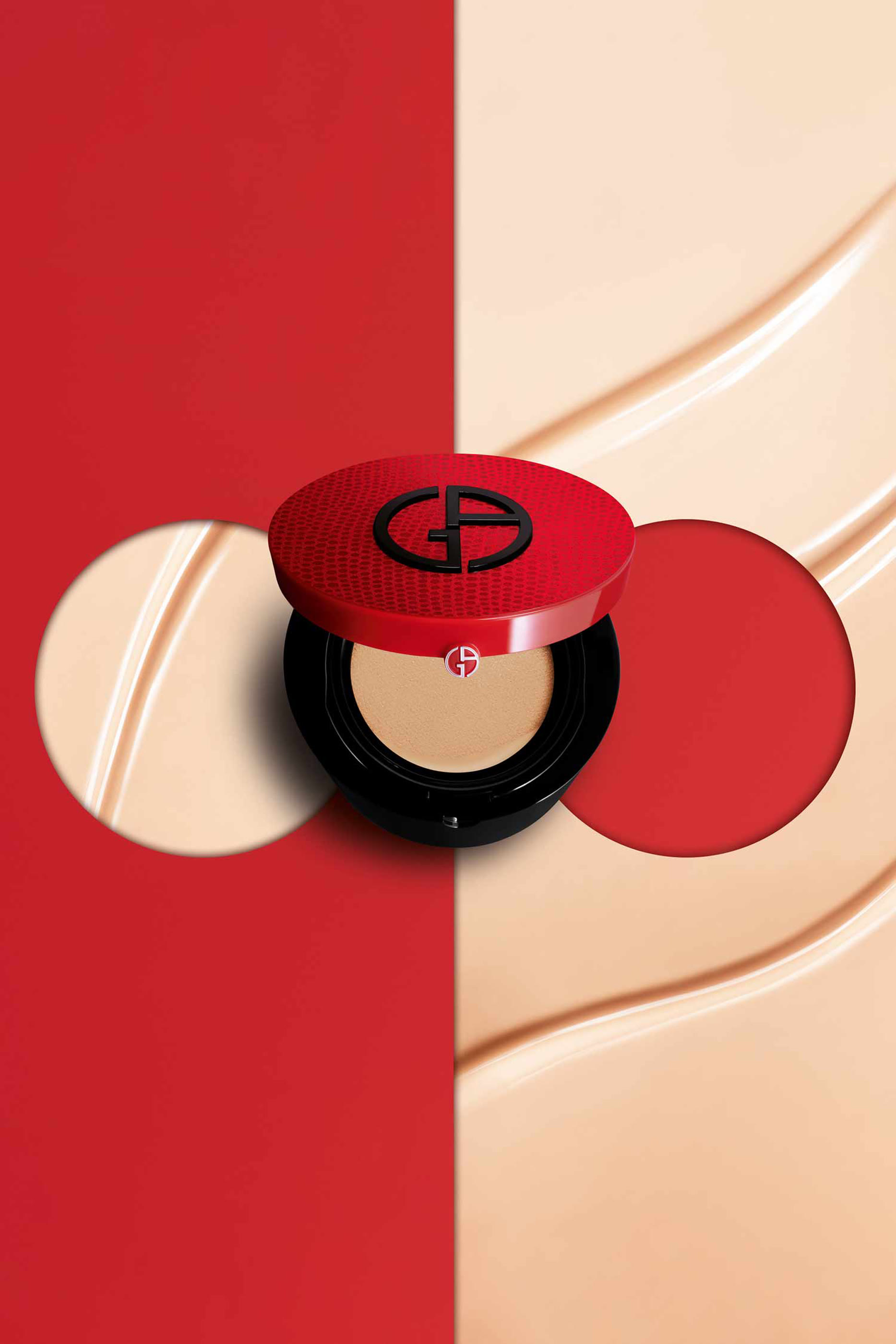 عبوة إعادة ملء كريم أساس ماي ارماني تو جو كوشن ايسينس إن فاونديشون بإسفنجة وعامل SPF23