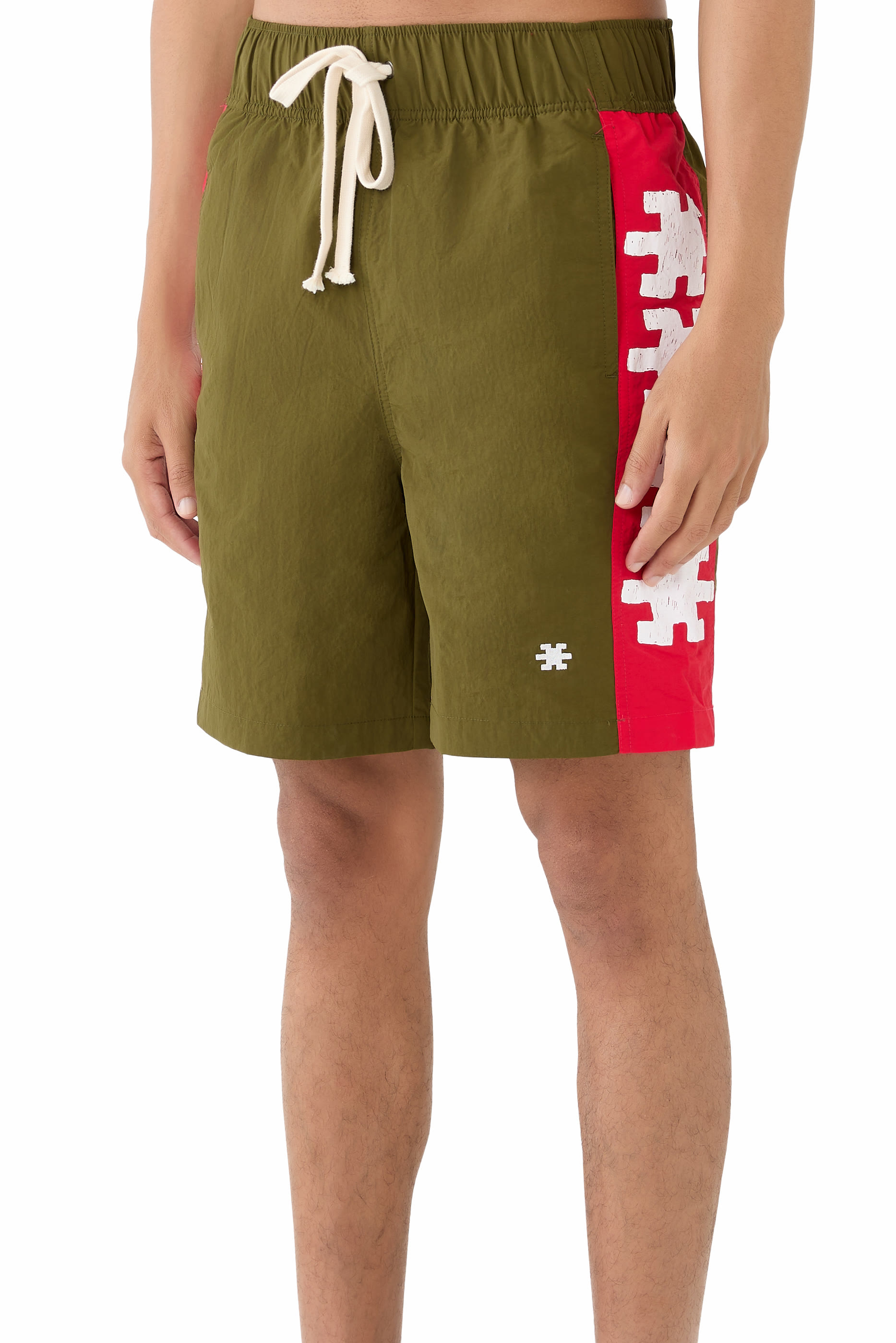 Contrast Band Swimshorts