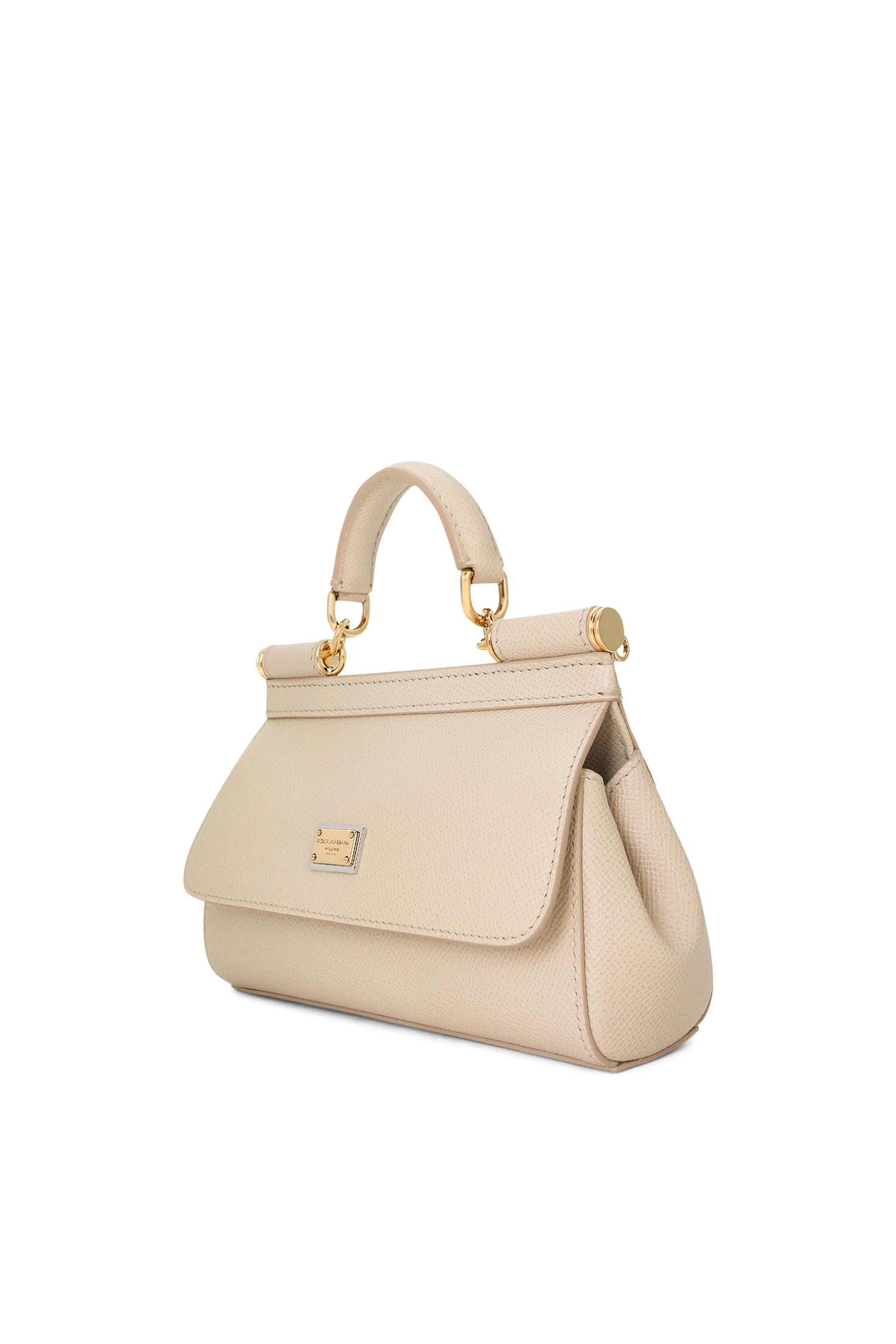 حقيبة يد سيسيلي دوفين صغيرة جلد عجل