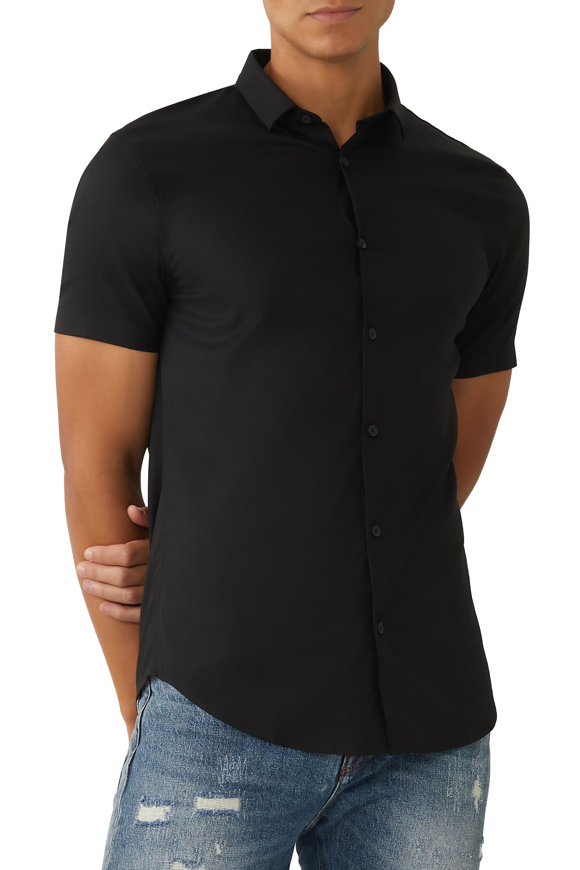 Slim Fit Button-Up Shirt