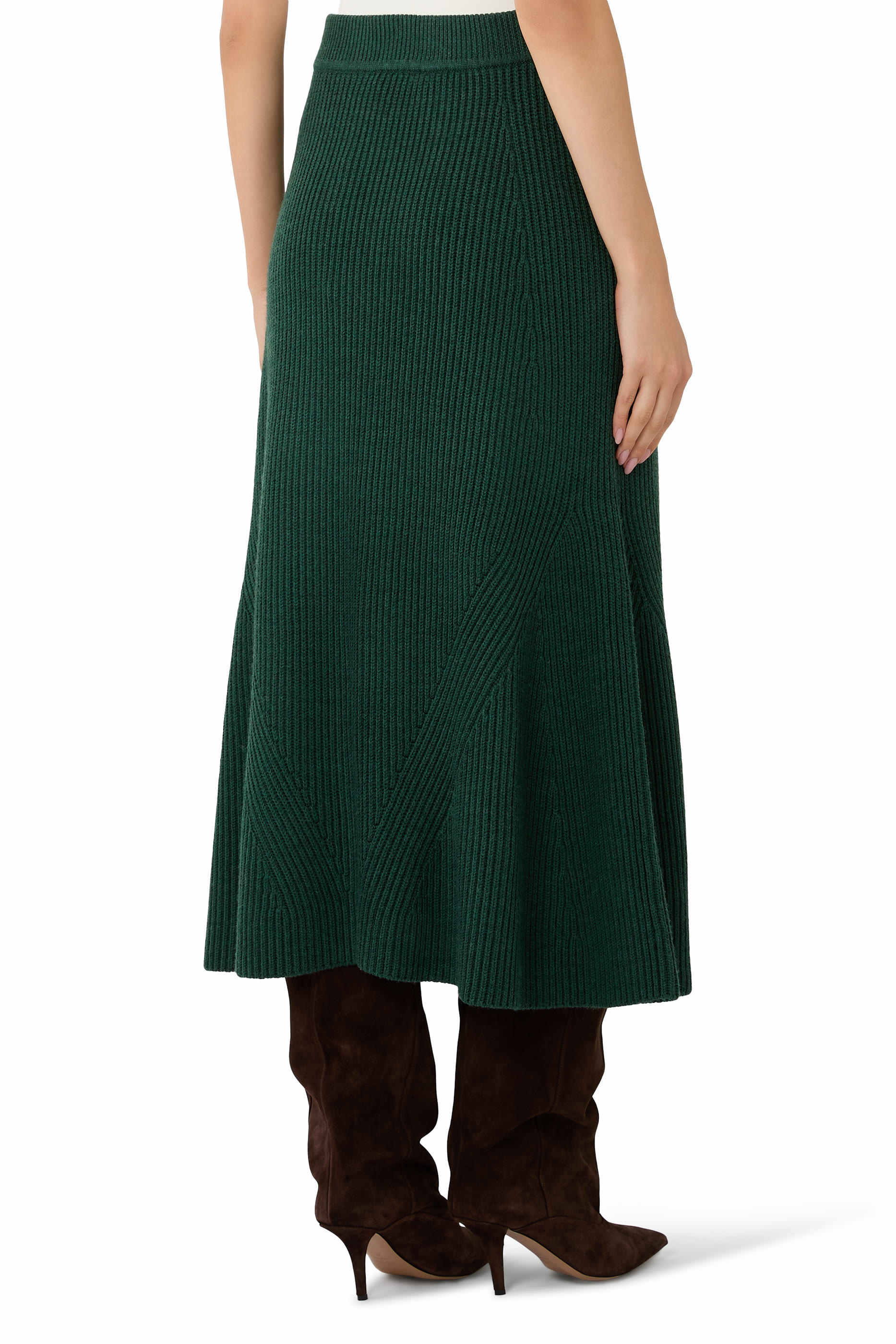 Hypnotic Rib Midi Skirt 