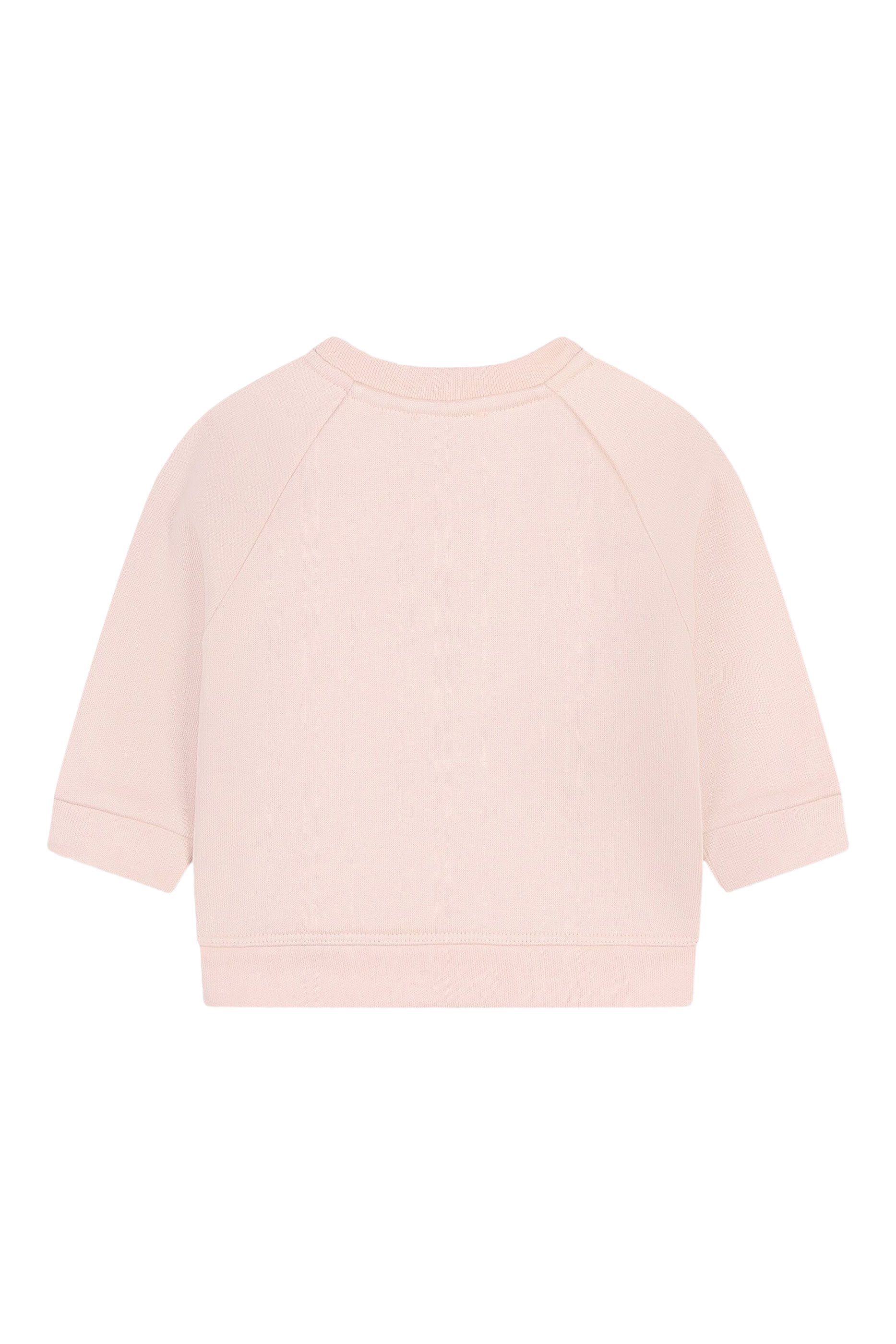 سويت شيرت مطرز بشعار الماركة قطن للأطفال