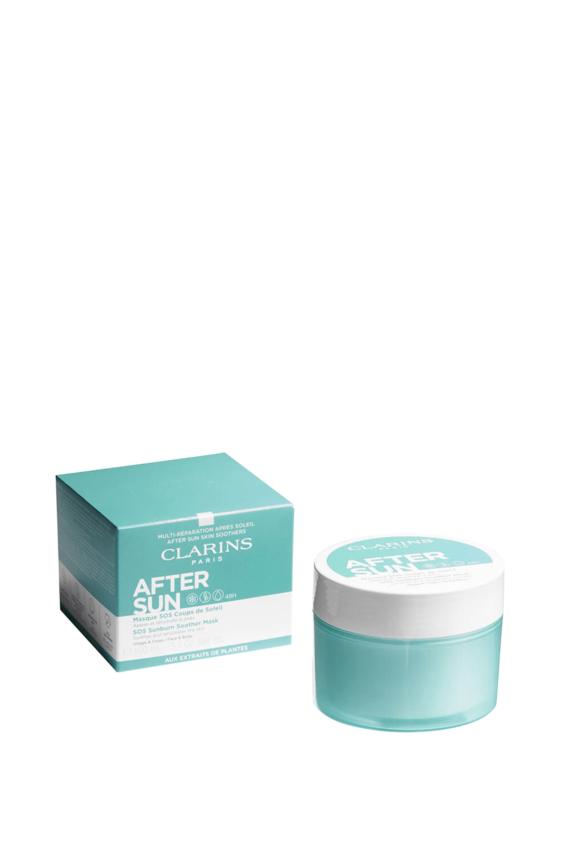 قناع العناية بالبشرة ما بعد التعرض لأشعة الشمس