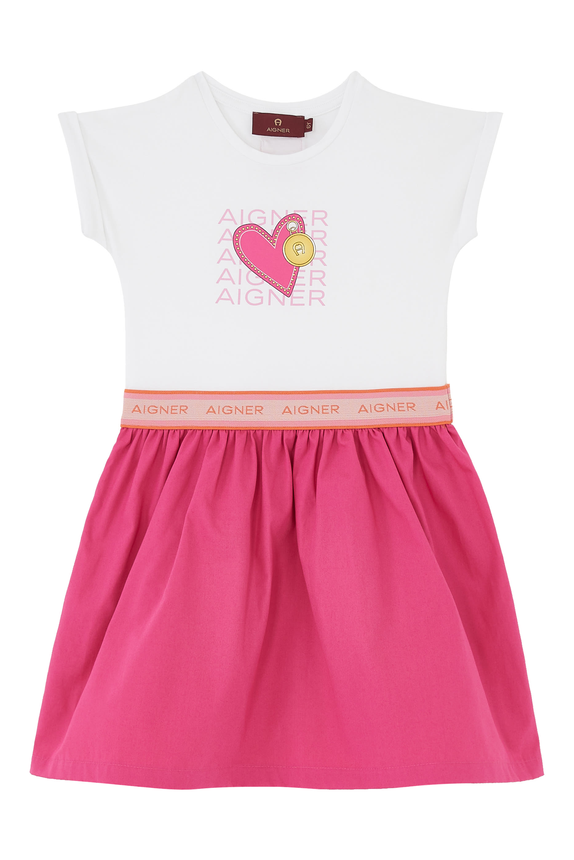 فستان بتصميم تيشيرت للأطفال