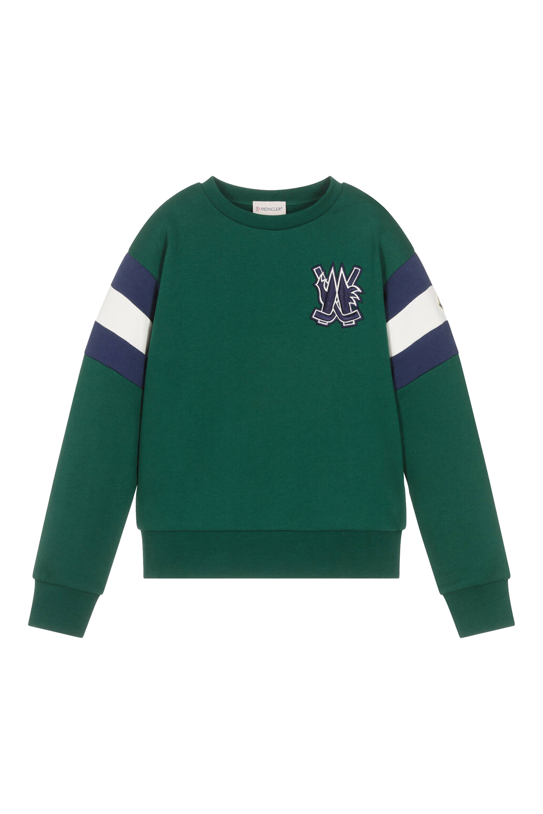 سويت شيرت للأطفال بنقشة شعار الماركة