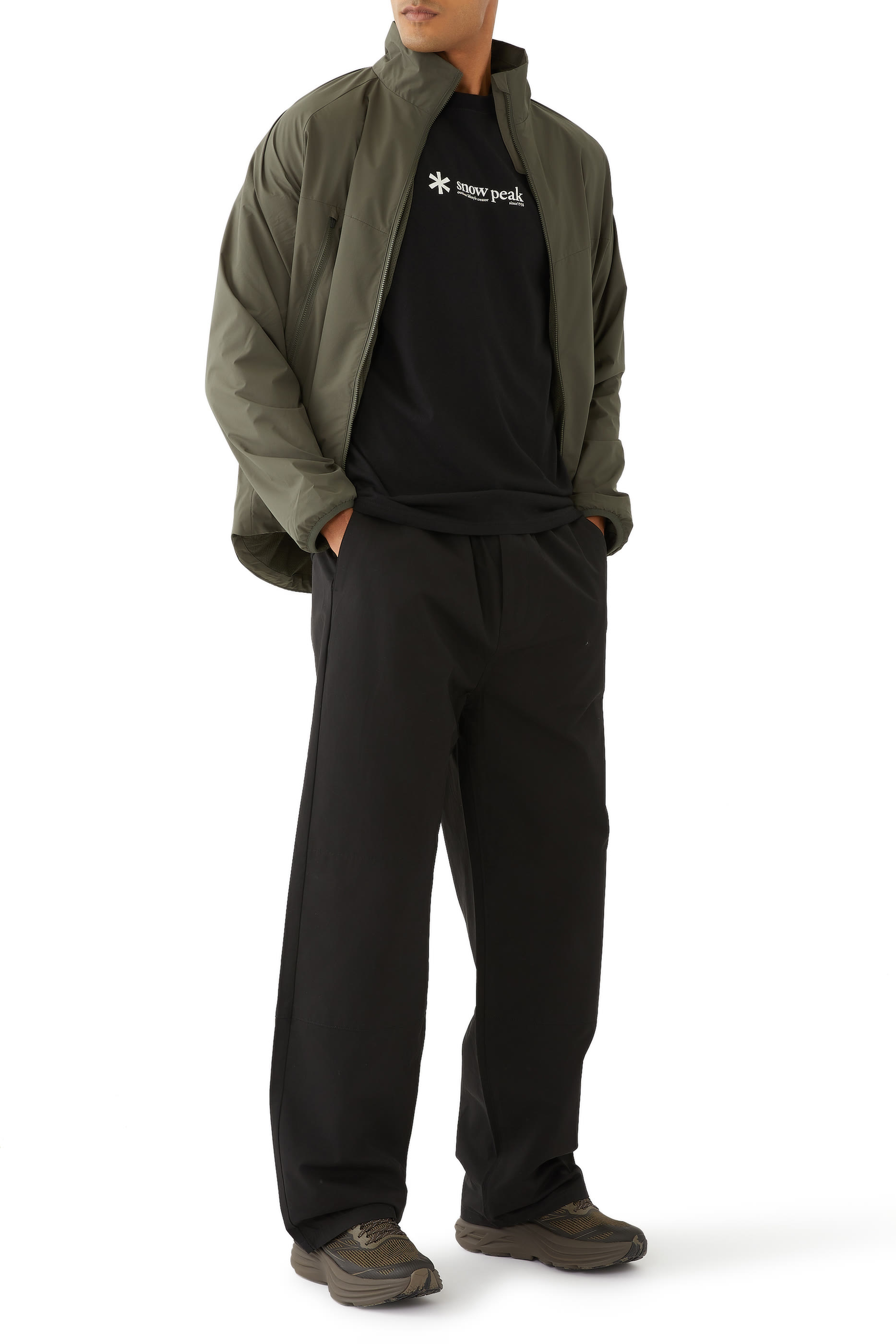 تيشيرت بشعار الماركة قطن ناعم