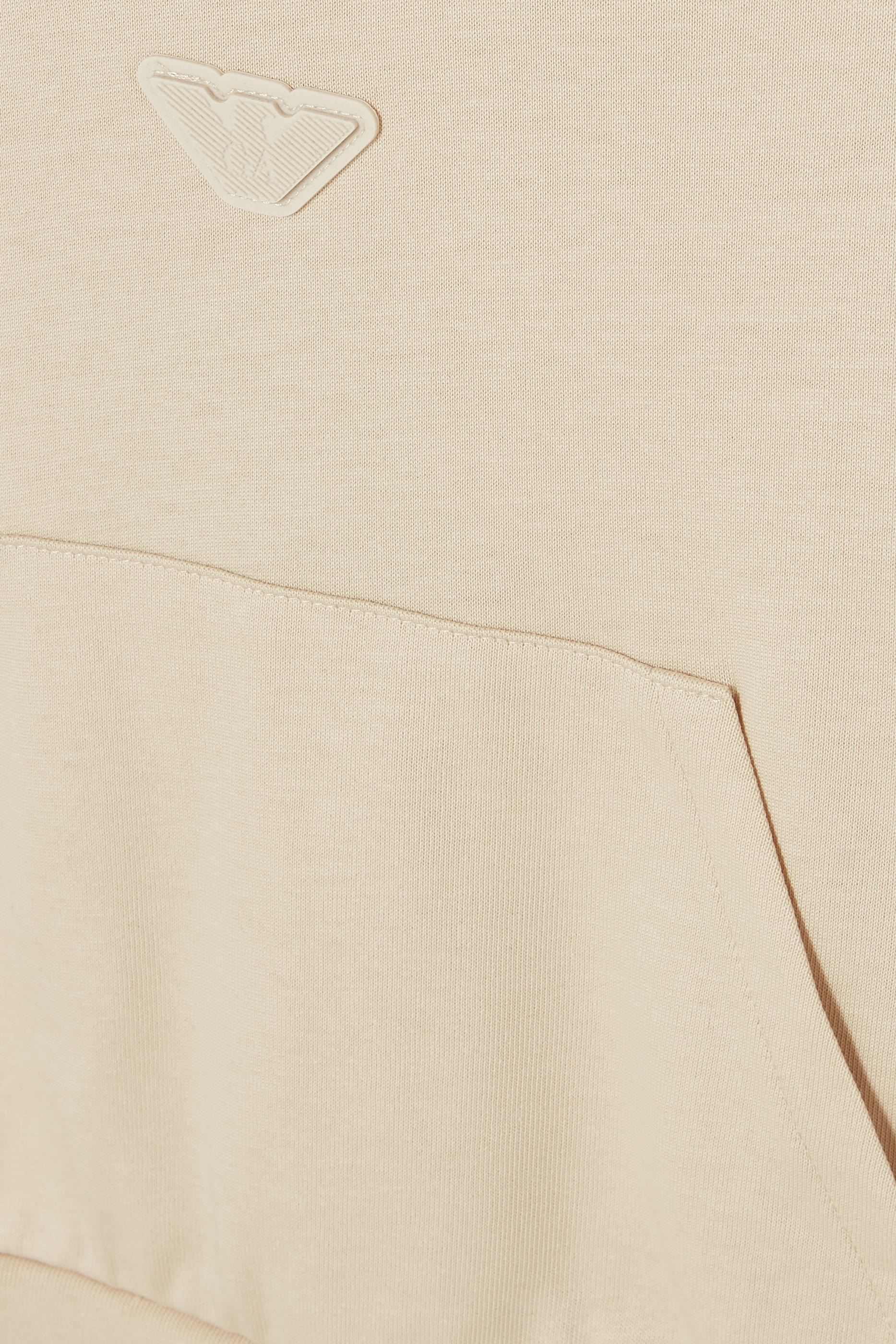 تيشيرت بجيب أمامي برقعة بشعار النسر للأطفال 