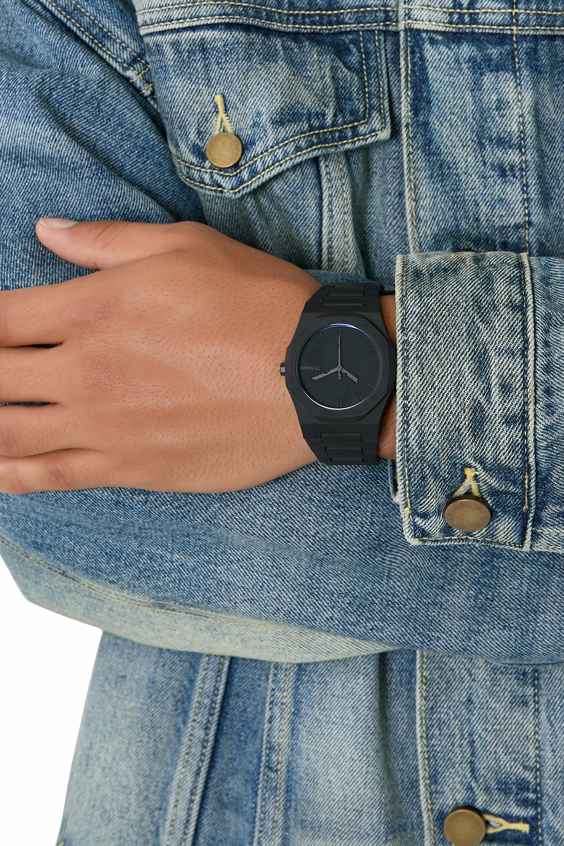 ساعة بنقشة متشققة بولي كربونات