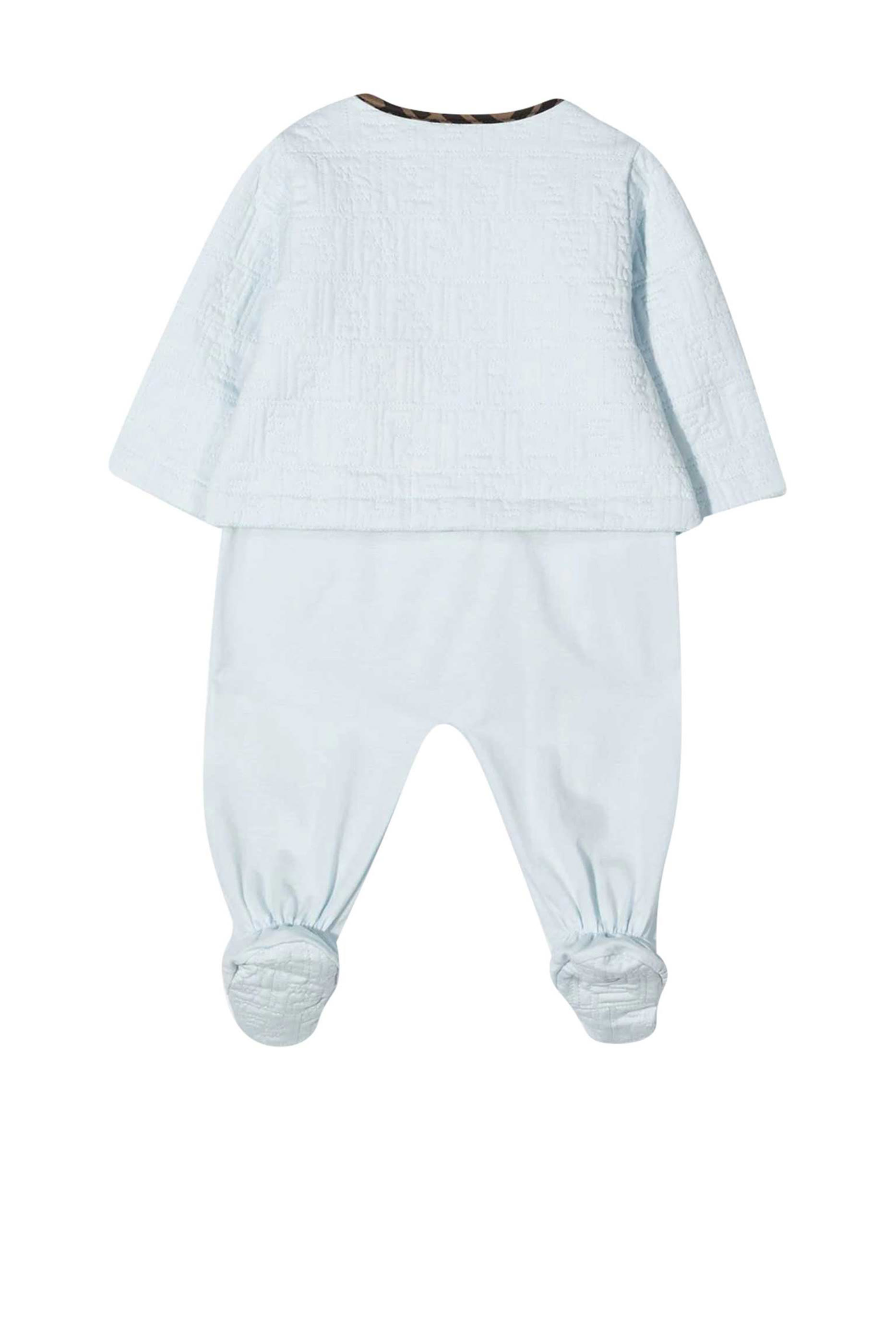 طقم قطن مبطن للرضع