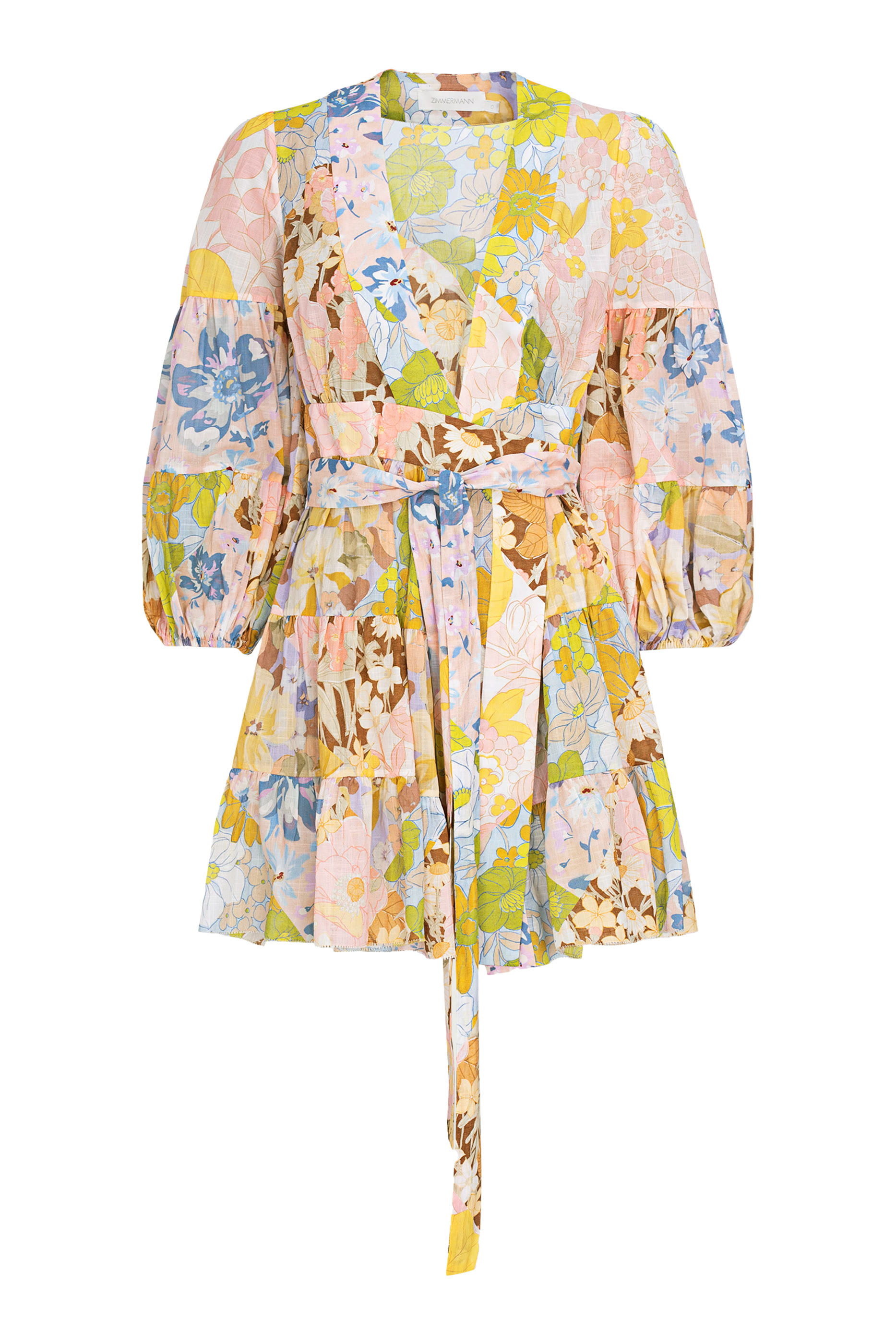 فستان بوب قصير بتصميم ملفوف