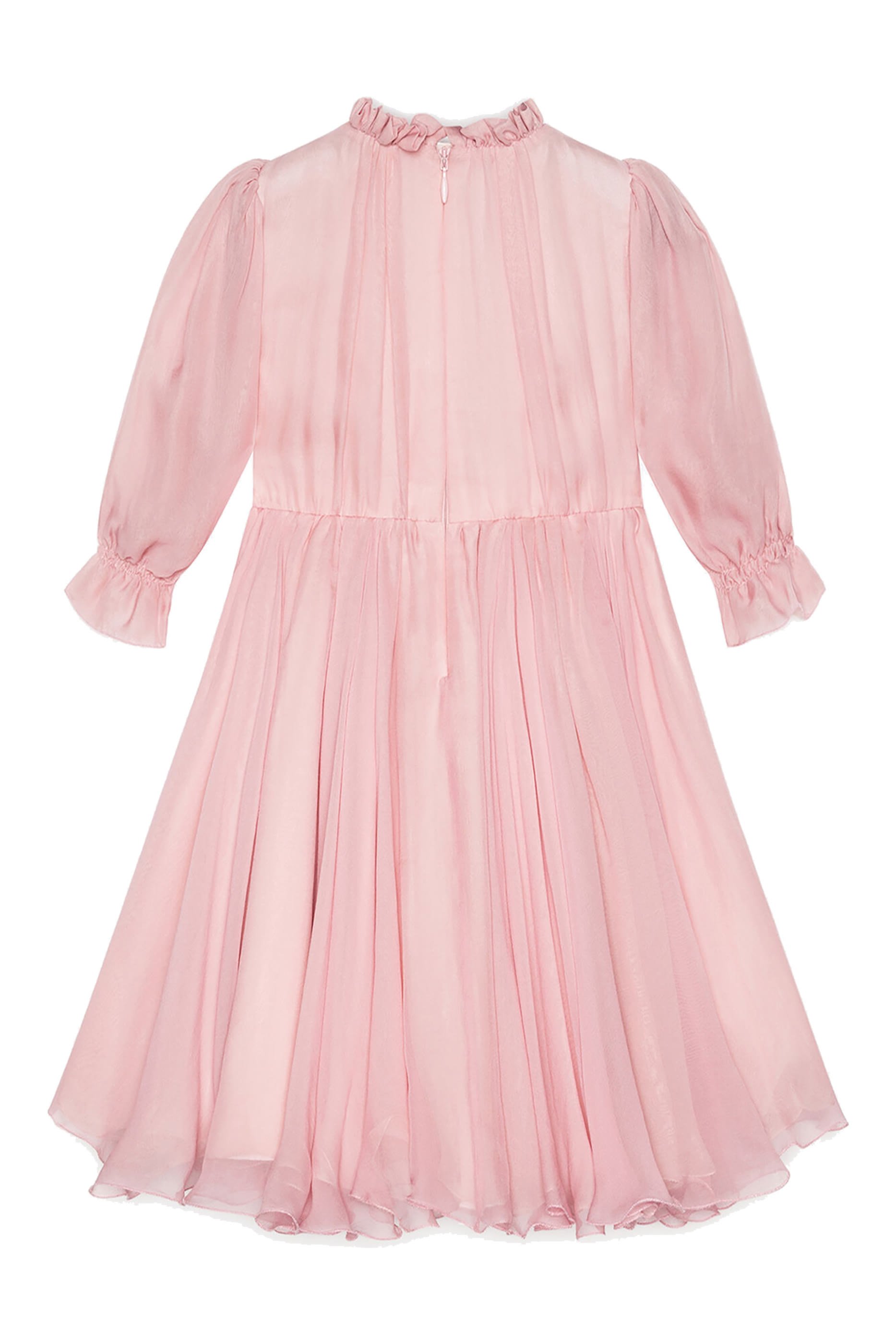 فستان للأطفال بطبعة زهور شيفون