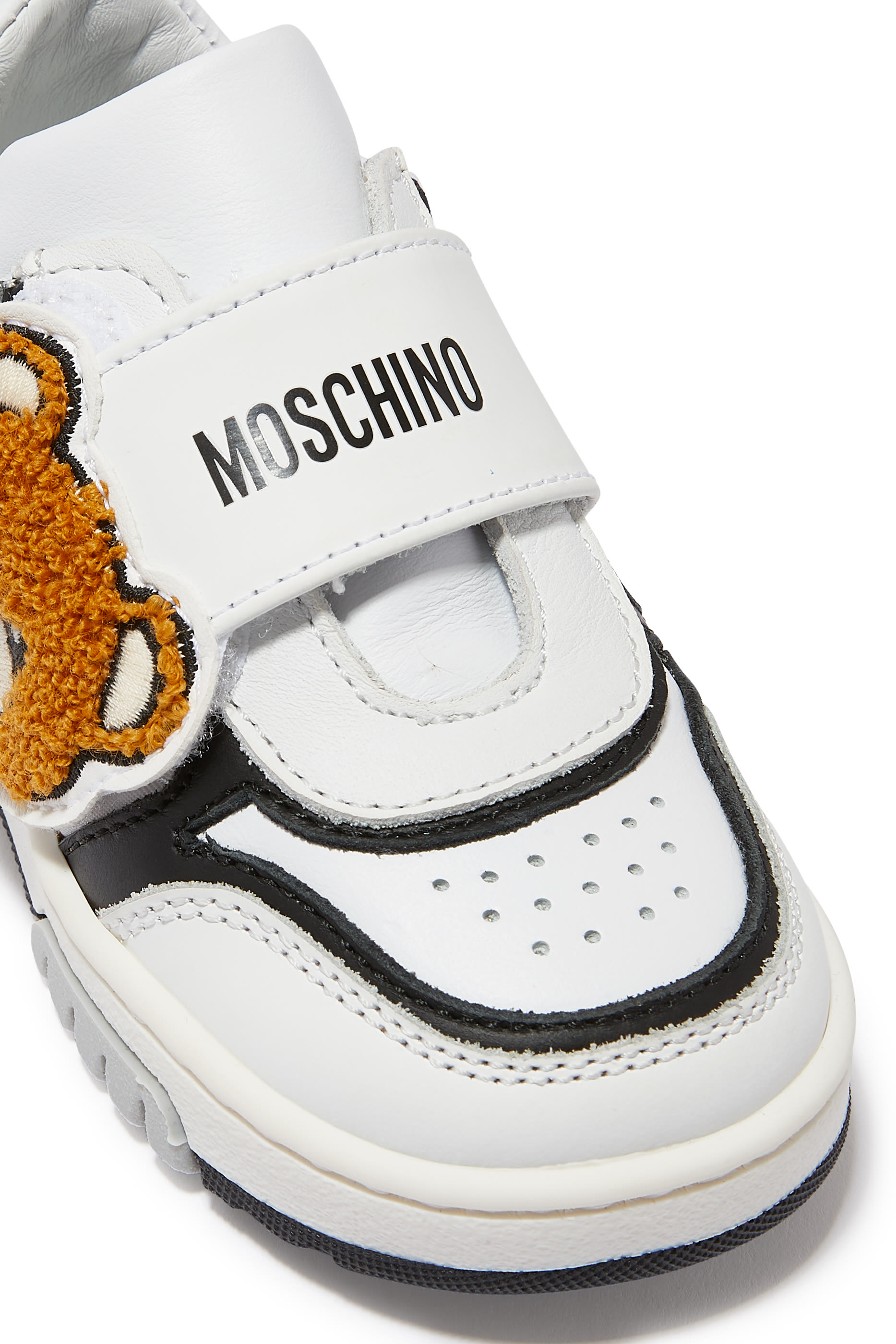 سنيكرز بكاحل منخفض بنقشة الدب تيدي للأطفال