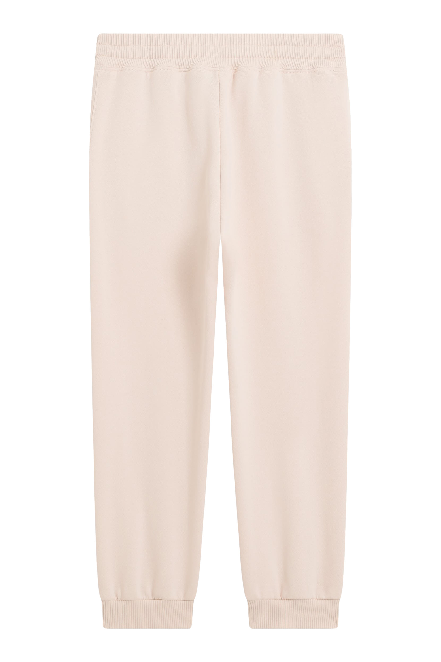 بنطال برقعة ترتر بشعار الماركة وقصة فضفاضة صوف للأطفال