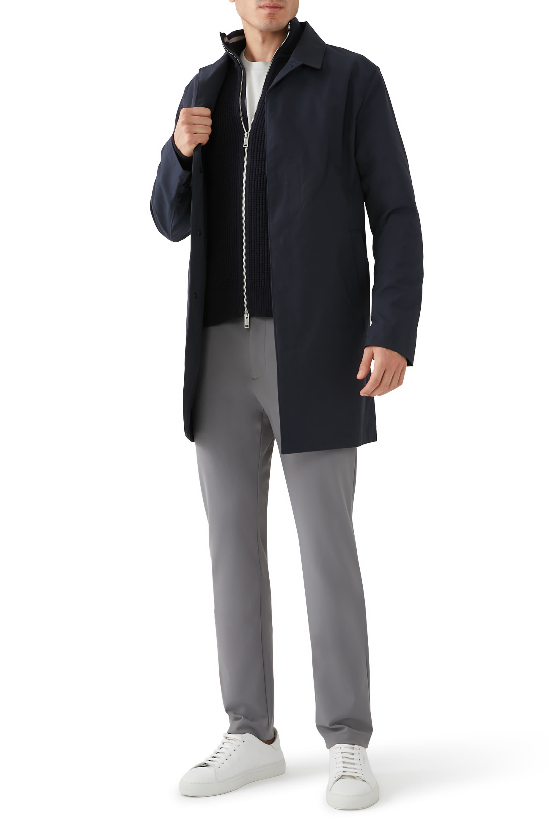 معطف باليس مزيج قطن